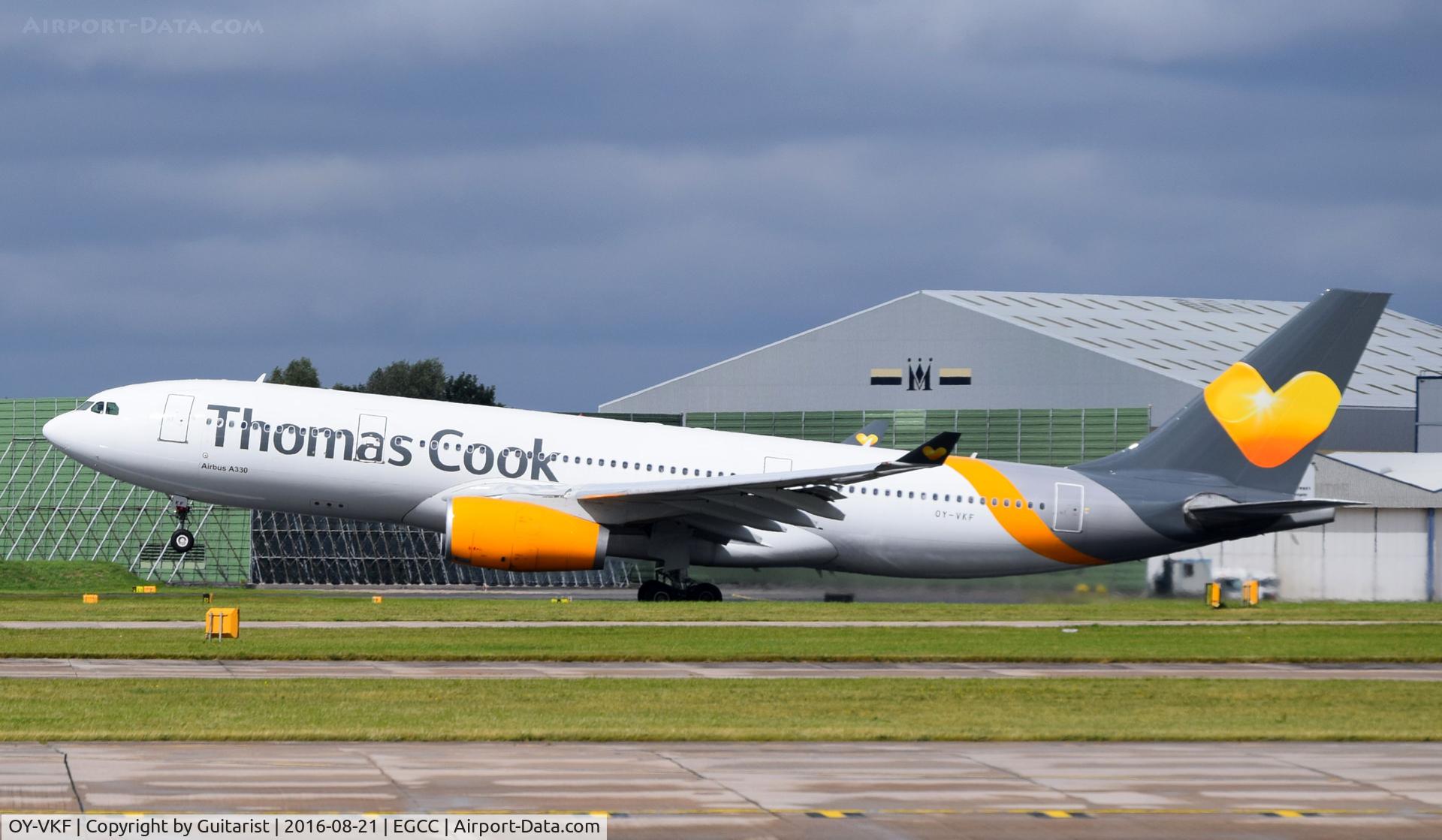 OY-VKF, 1999 Airbus A330-243 C/N 309, At Manchester