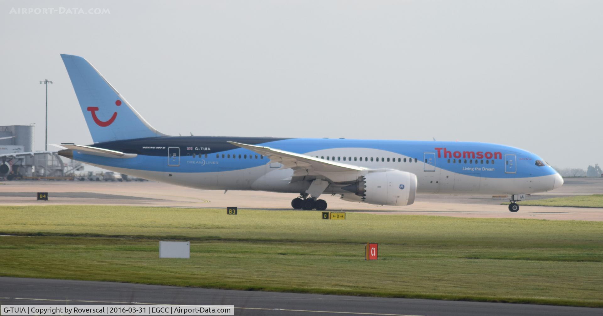 G-TUIA, 2013 Boeing 787-8 Dreamliner C/N 34422, G-TUIA at MAN.