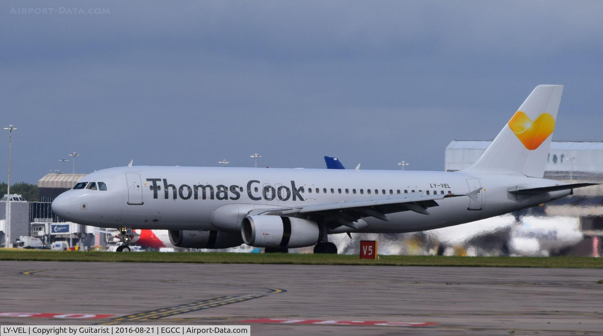 LY-VEL, 2003 Airbus A320-232 C/N 1998, At Manchester