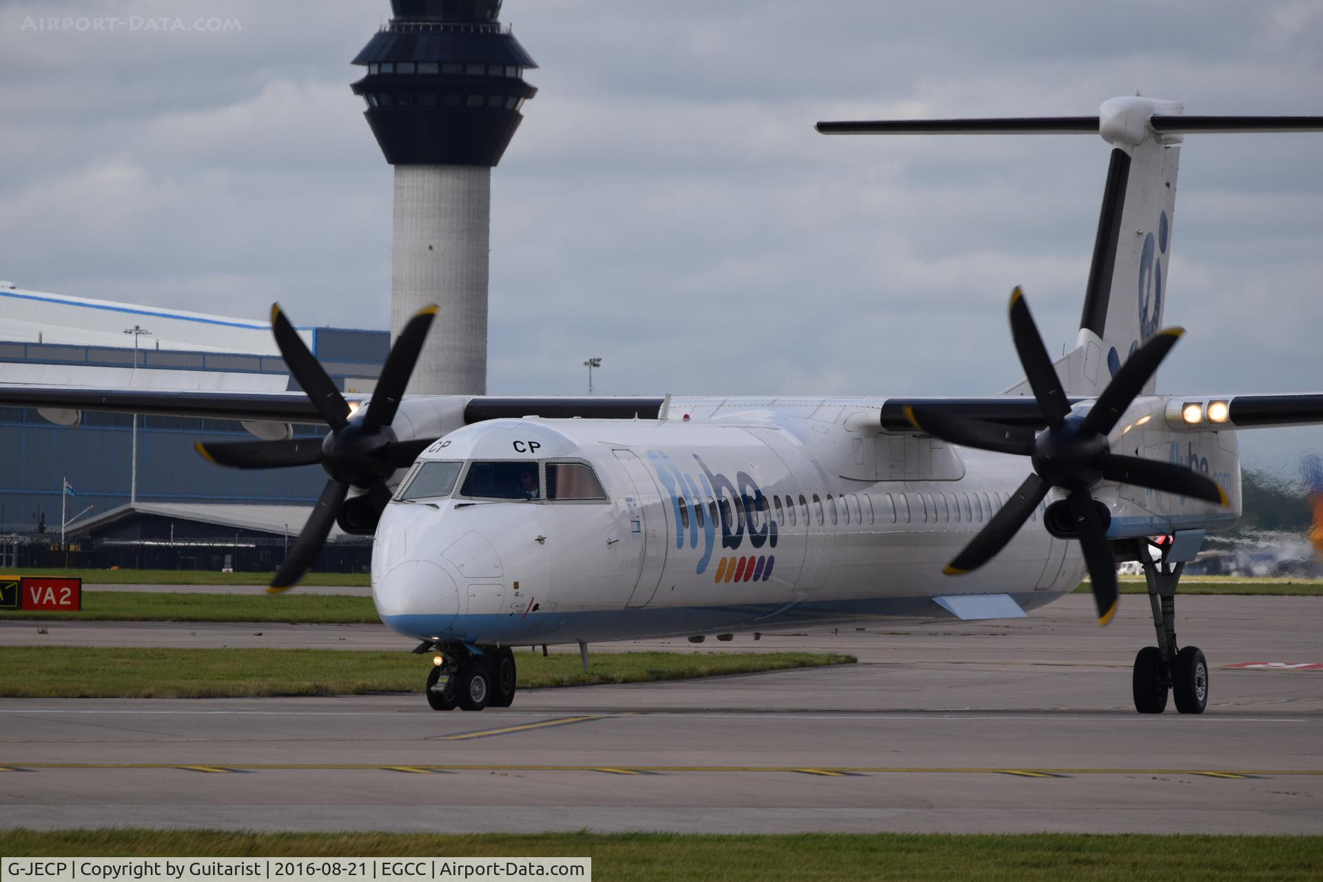 G-JECP, 2006 De Havilland Canada DHC-8-402Q Dash 8 C/N 4136, At Manchester