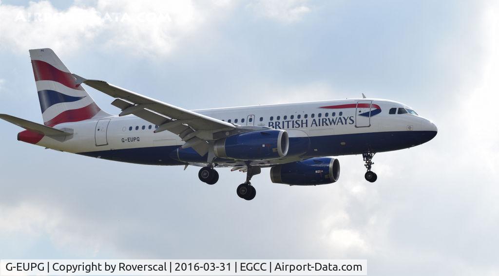 G-EUPG, 2000 Airbus A319-131 C/N 1222, G-EUPG at MAN