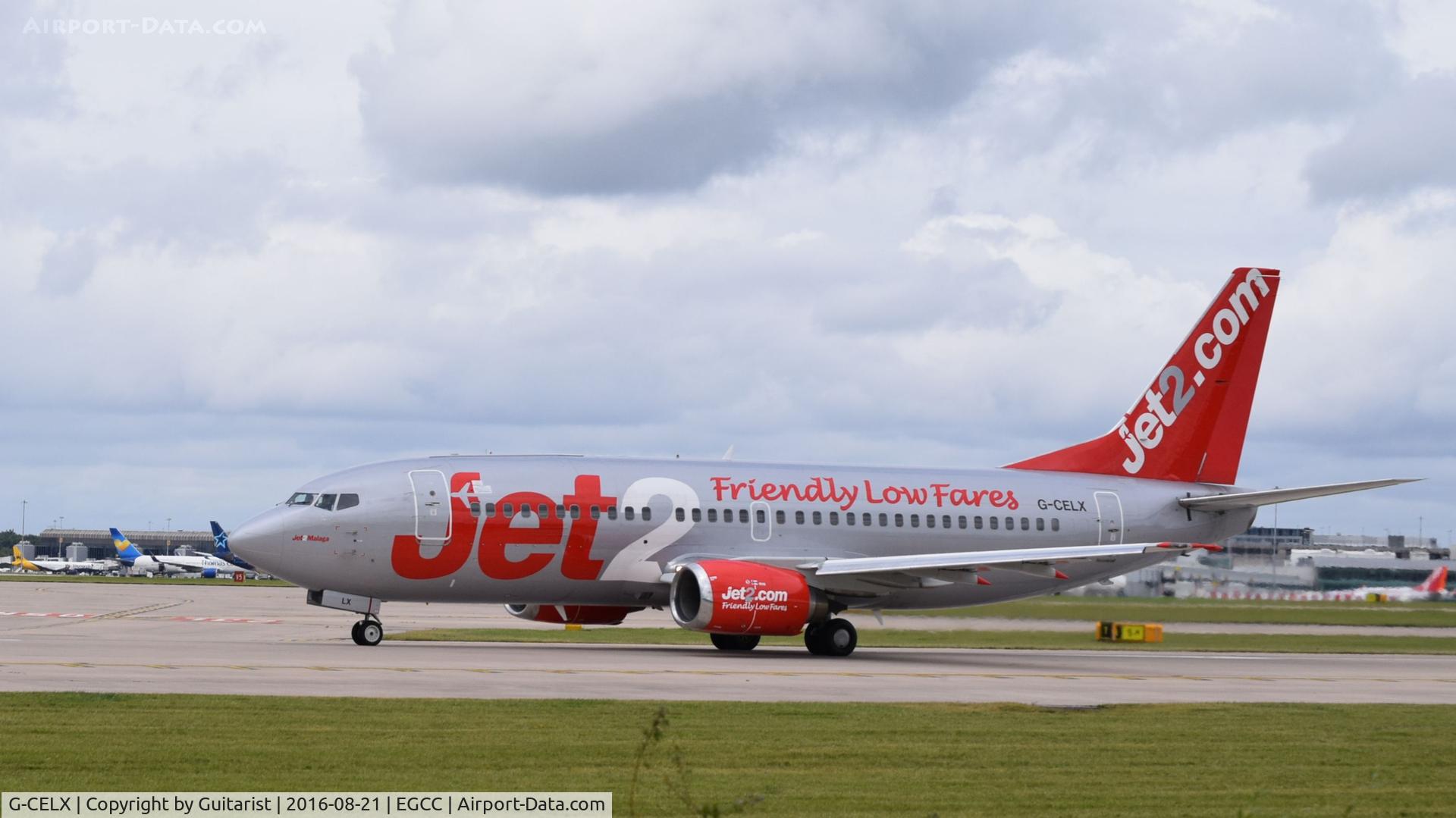 G-CELX, 1986 Boeing 737-377(QC) C/N 23654, At Manchester