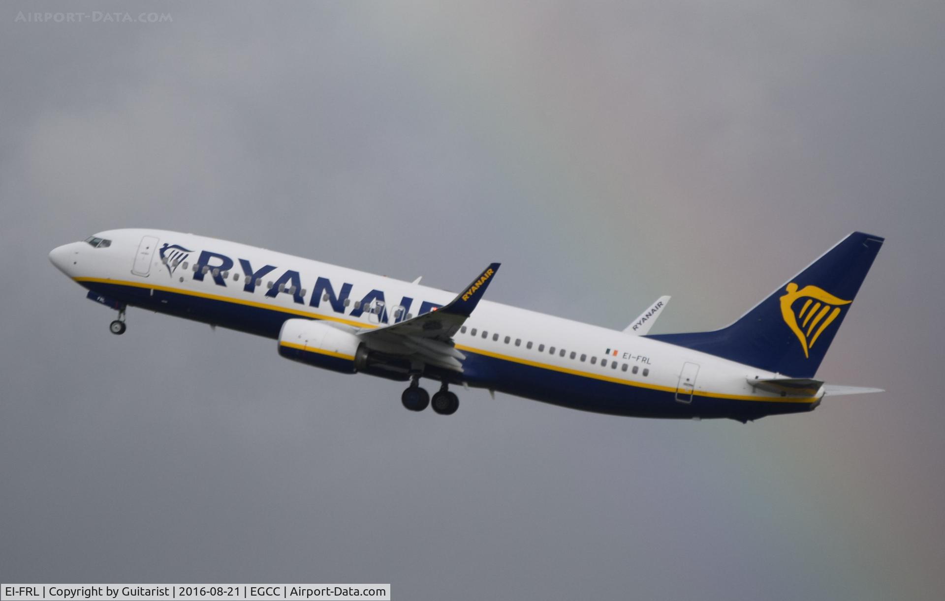 EI-FRL, 2016 Boeing 737-8AS C/N 44741, At Manchester