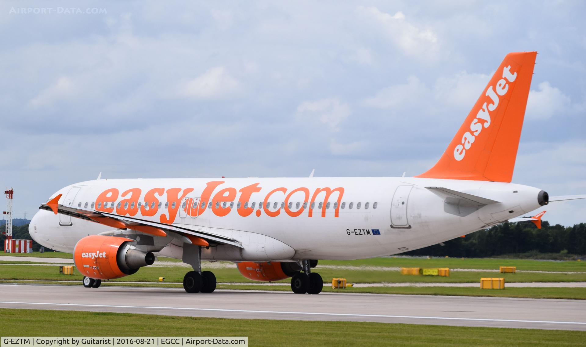 G-EZTM, 2009 Airbus A320-214 C/N 4014, At Manchester
