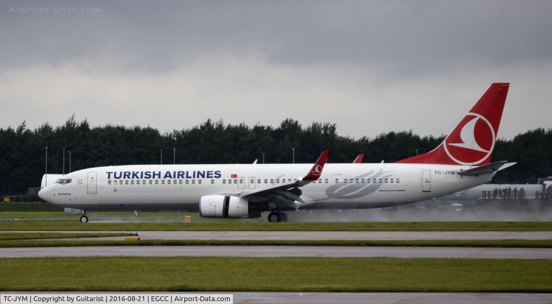 TC-JYM, 2015 Boeing 737-9F2/ER C/N 42011, At Manchester