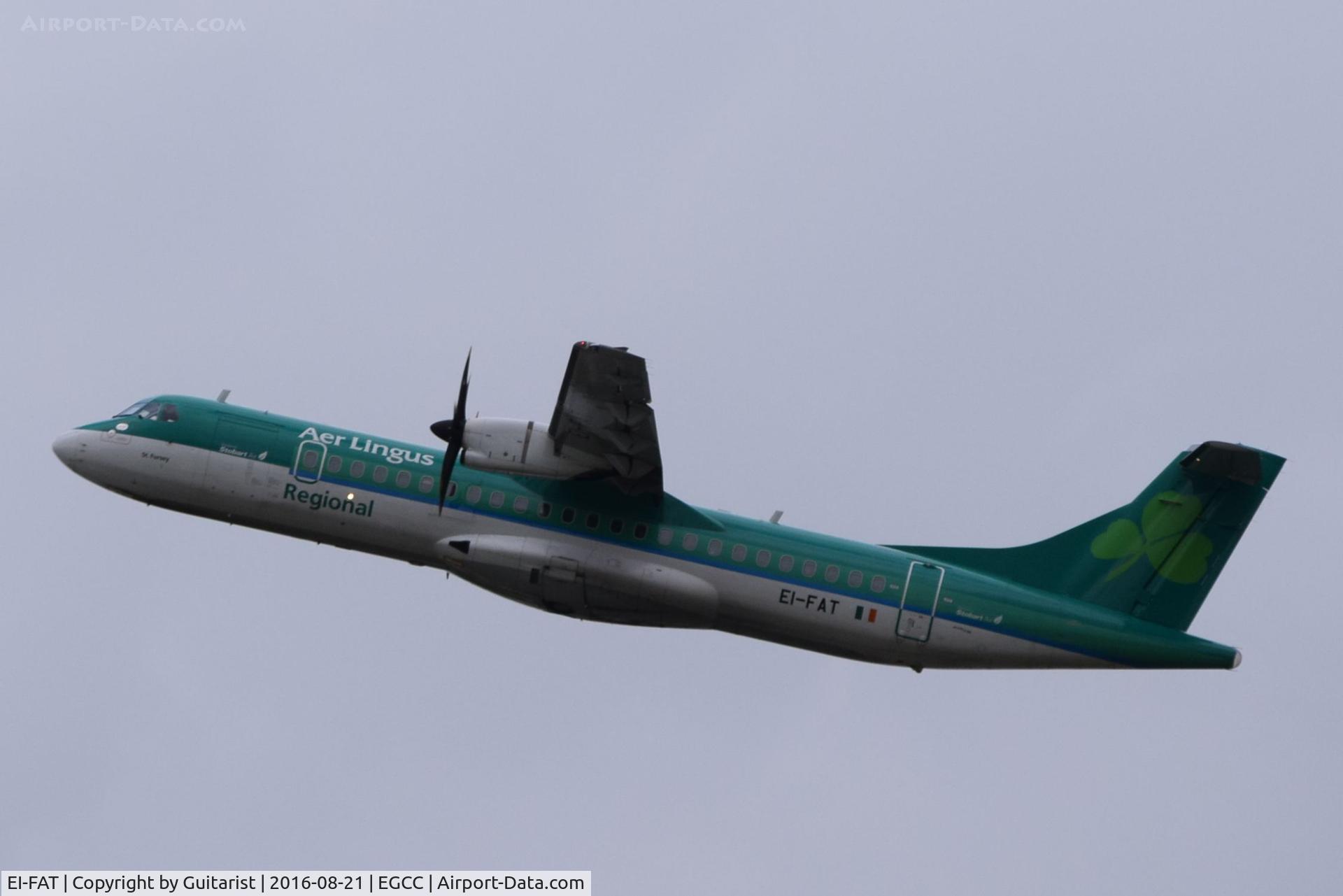 EI-FAT, 2013 ATR 72-600 (72-212A) C/N 1097, At Manchester