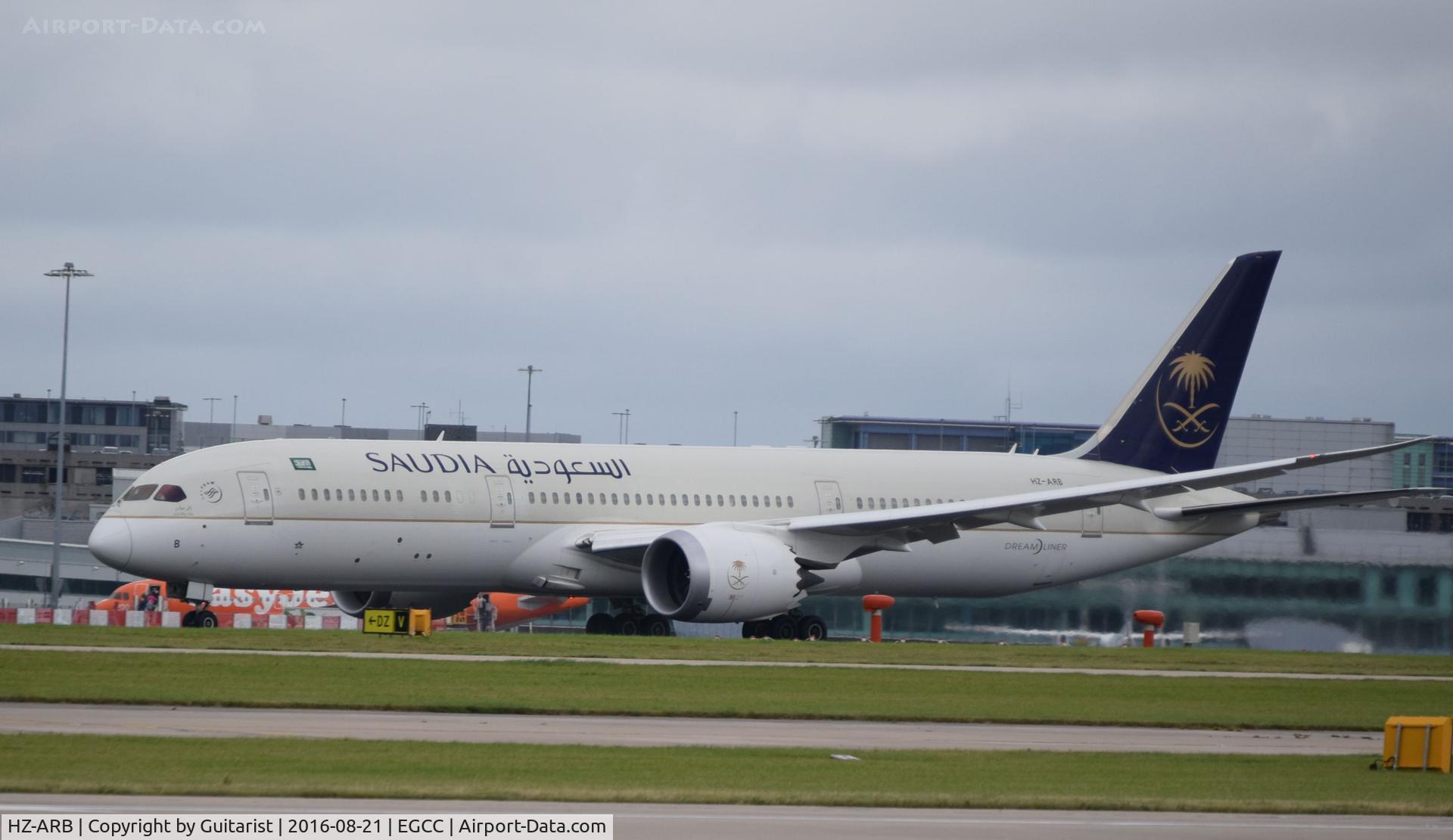 HZ-ARB, 2015 Boeing 787-9 Dreamliner C/N 41545, At Manchester