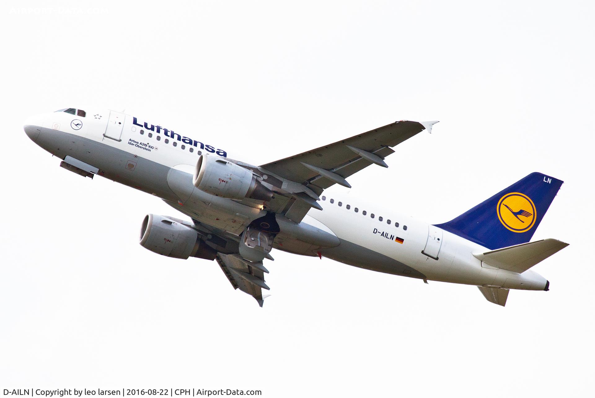 D-AILN, 1997 Airbus A319-114 C/N 700, Copenhagen 22.8.16