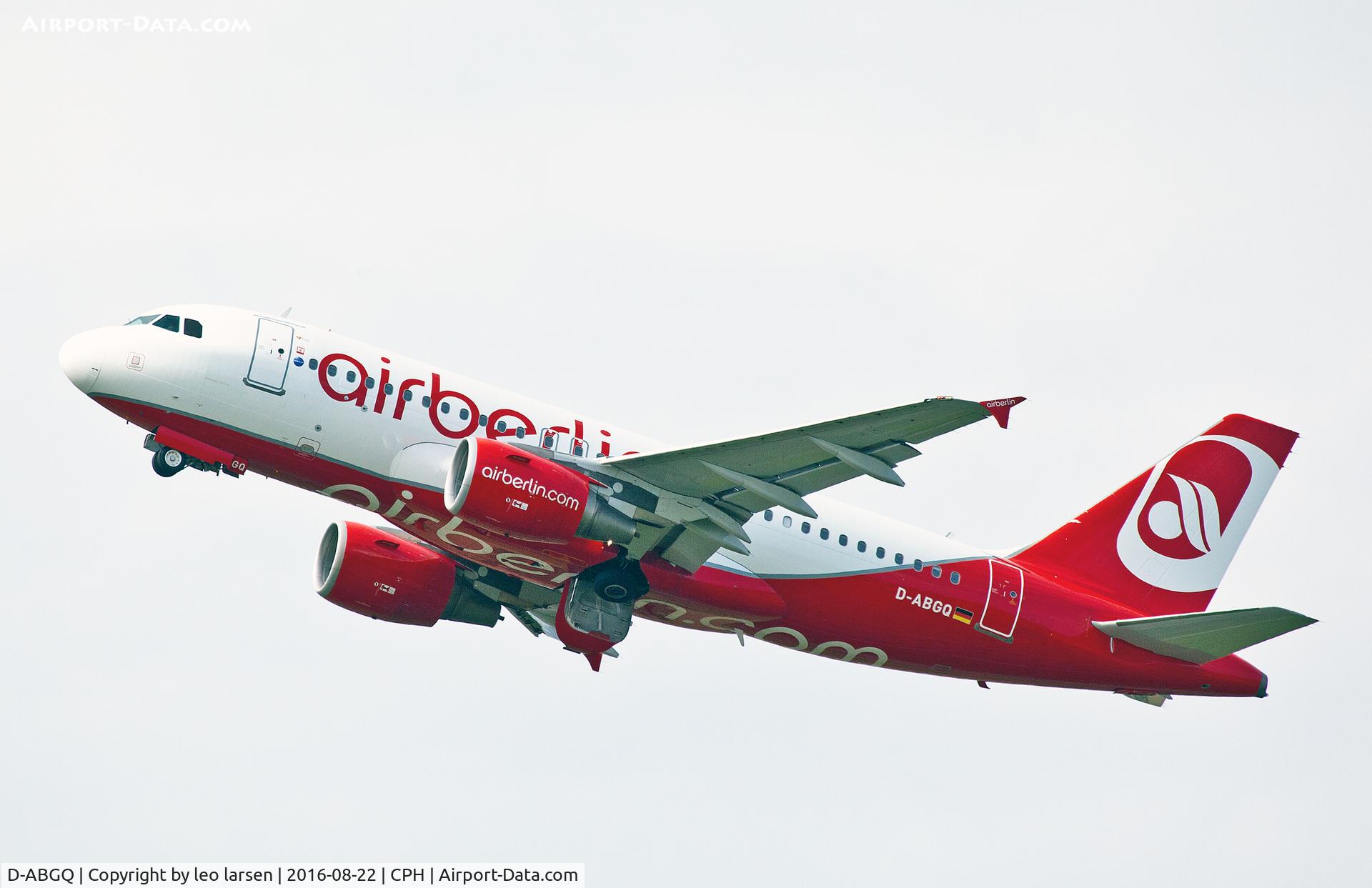 D-ABGQ, 2008 Airbus A319-112 C/N 3700, Copenhagen 22.8.16