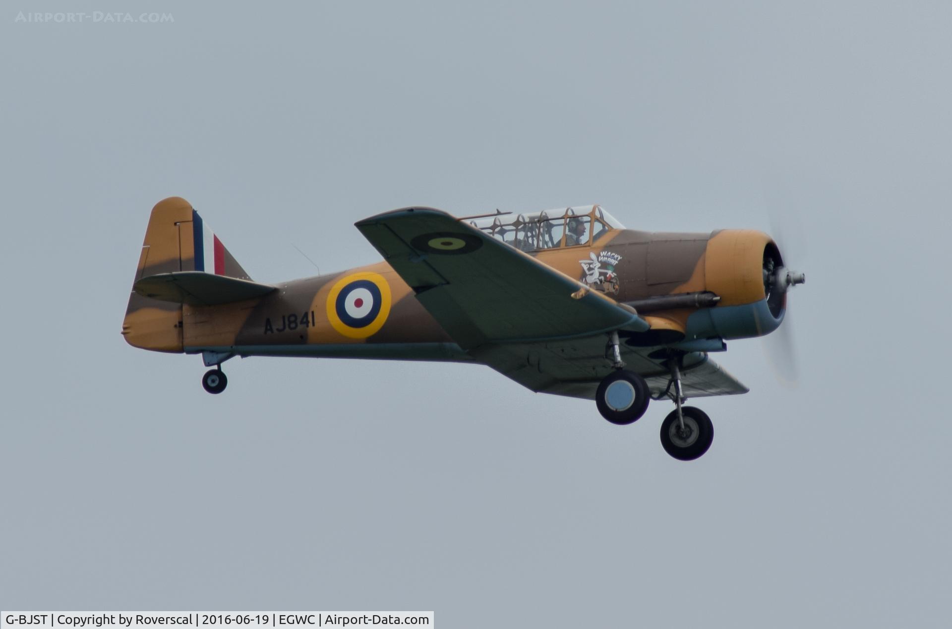 G-BJST, 1953 Canadian Car & Foundry T-6H Harvard Mk.4M C/N 14A-2429, Cosford Airshow 'Wacky Wabbit' display
