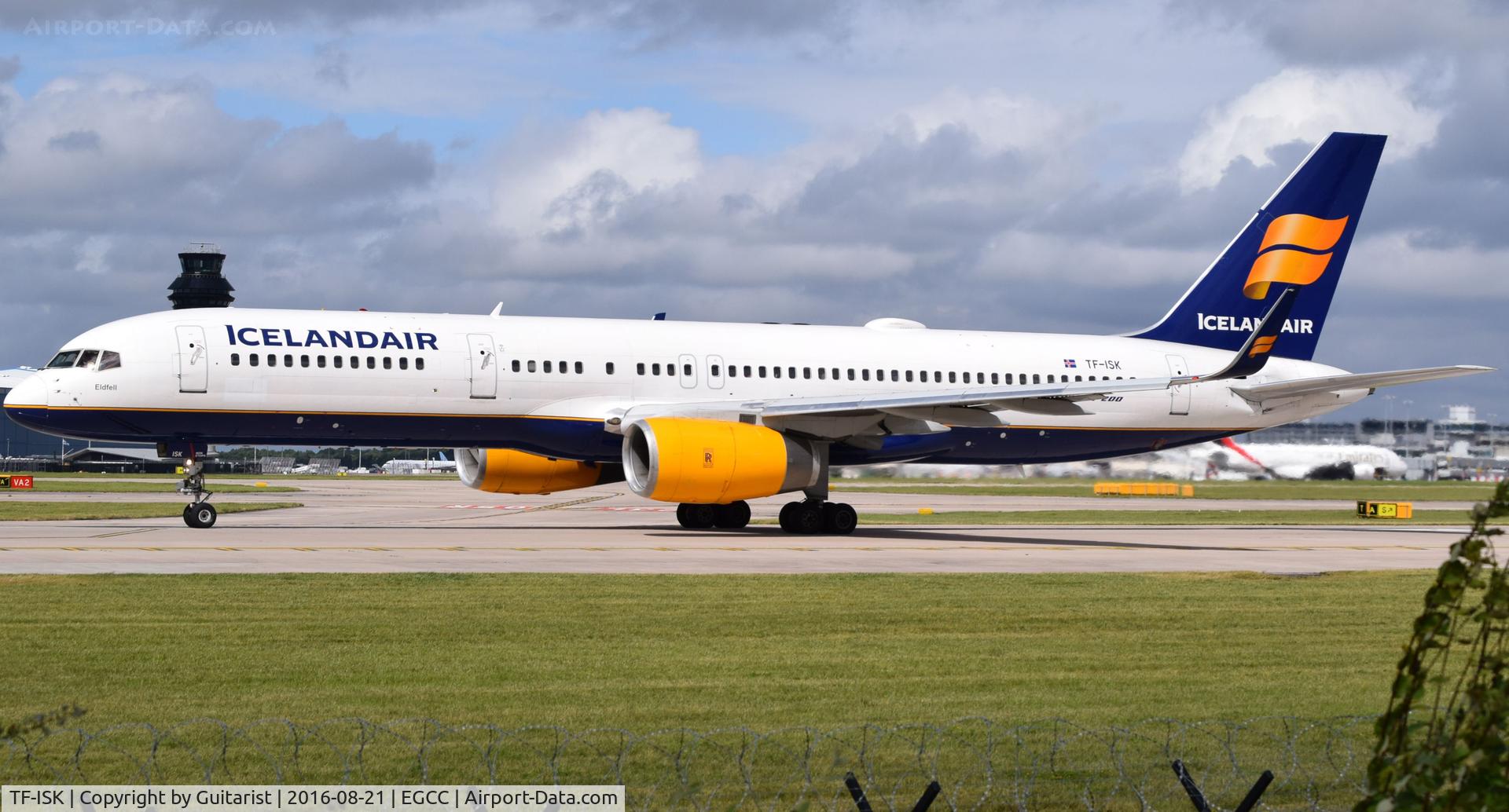 TF-ISK, 1991 Boeing 757-223 C/N 24606, At Manchester
