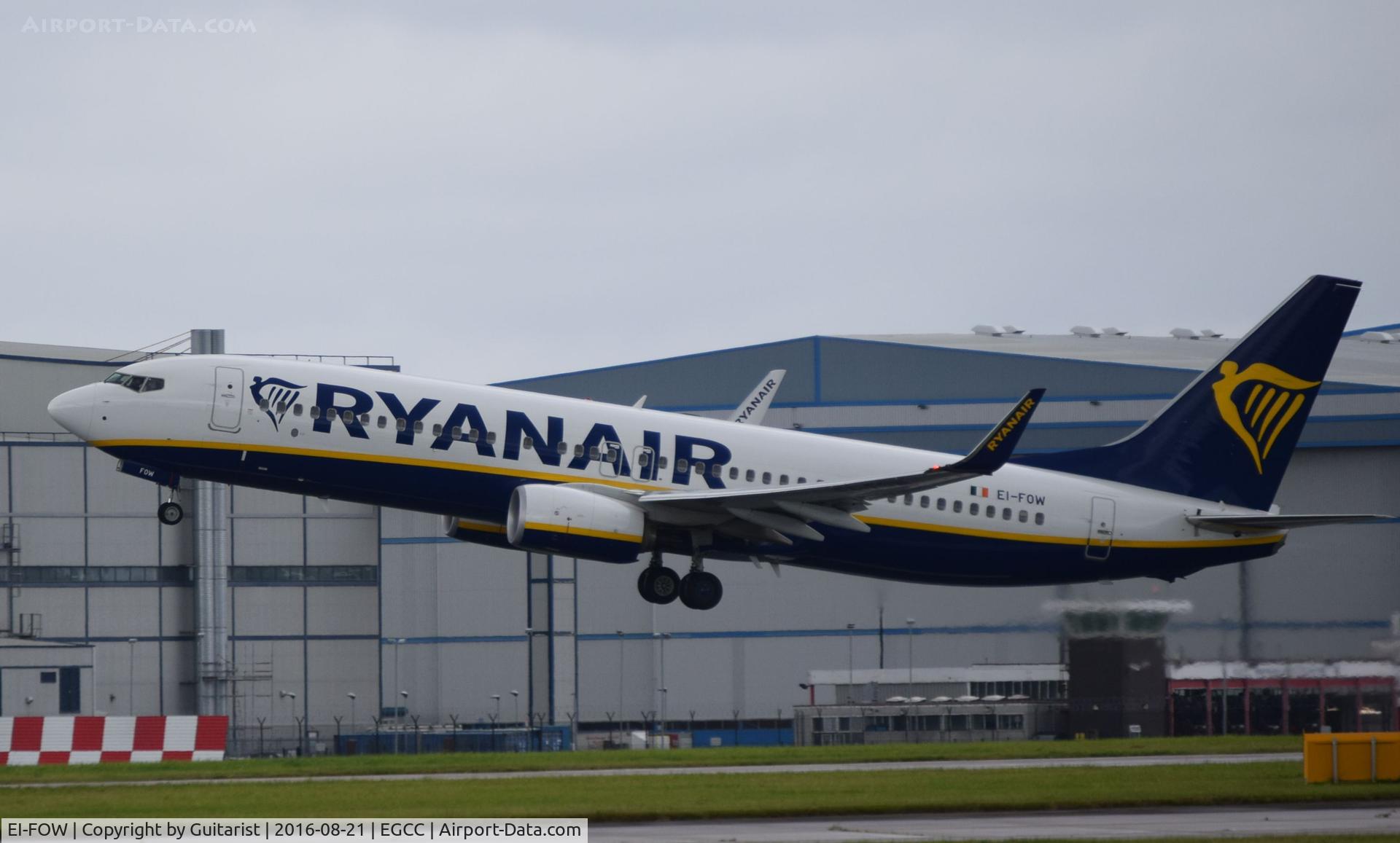 EI-FOW, 2016 Boeing 737-8AS C/N 44729, At Manchester