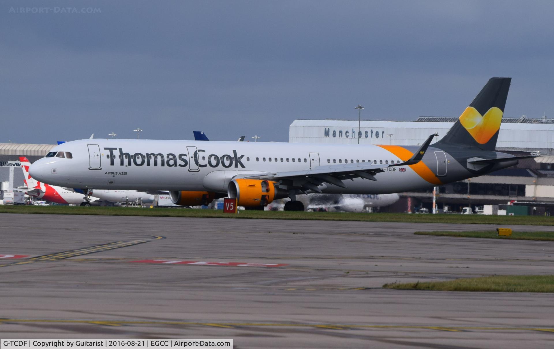 G-TCDF, 2014 Airbus A321-211 C/N 6114, At Manchester