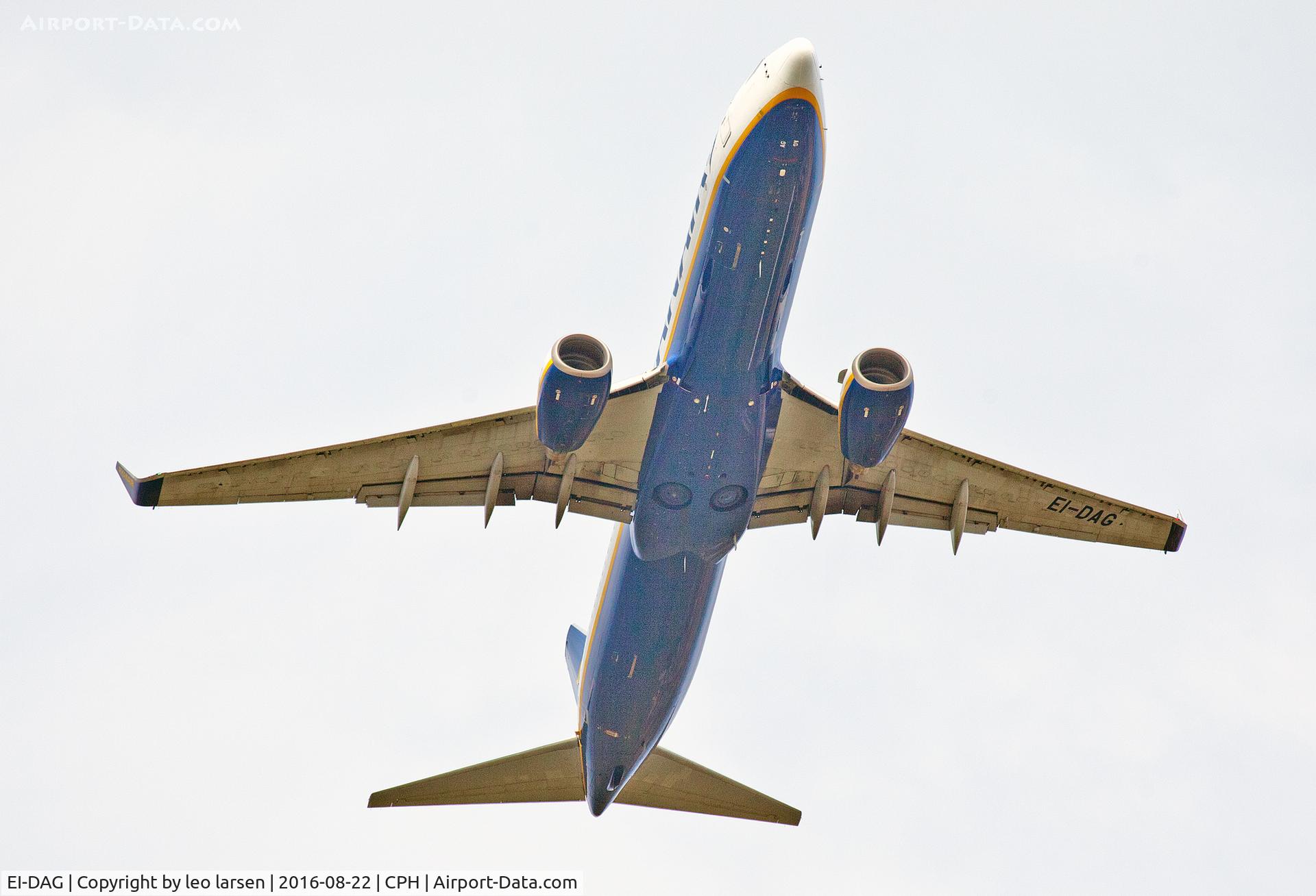 EI-DAG, 2002 Boeing 737-8AS C/N 29940, Copenhagen 22.8.16