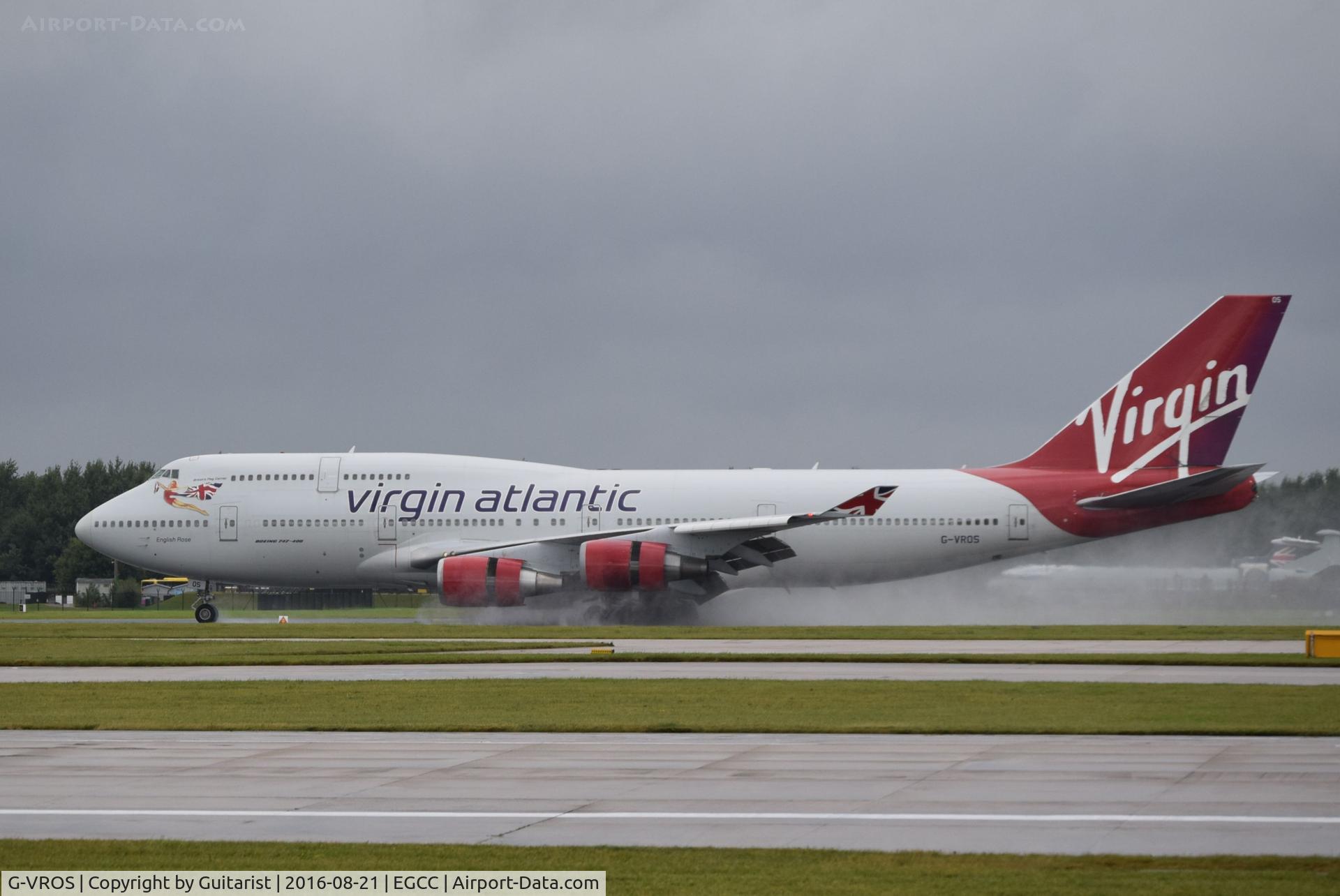 G-VROS, 2001 Boeing 747-443 C/N 30885, At Manchester