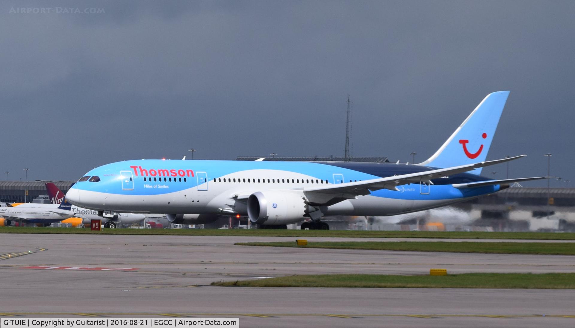 G-TUIE, 2014 Boeing 787-8 Dreamliner C/N 37227, At Manchester