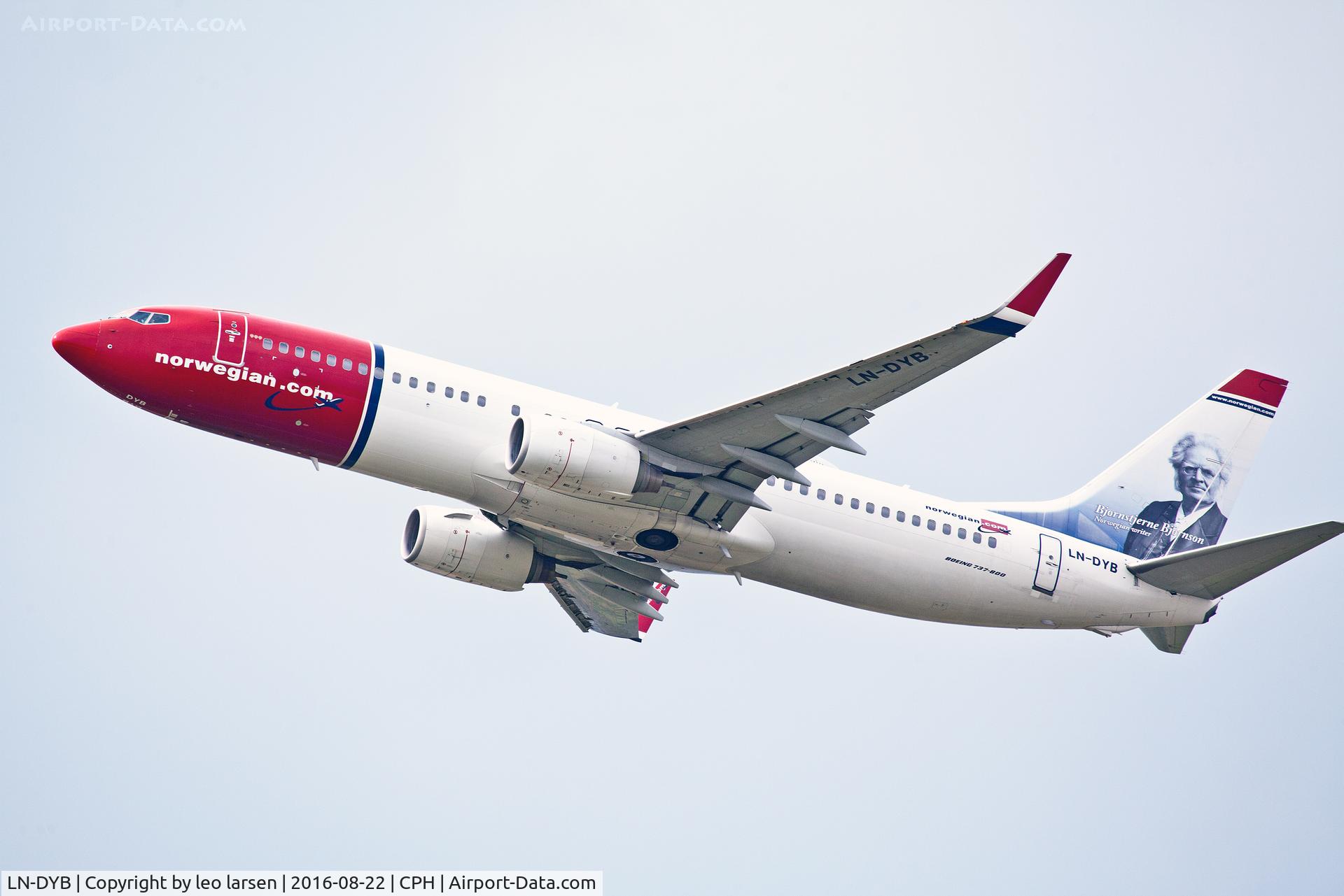 LN-DYB, 2009 Boeing 737-8JP C/N 39163, Copenhage 22.8.16