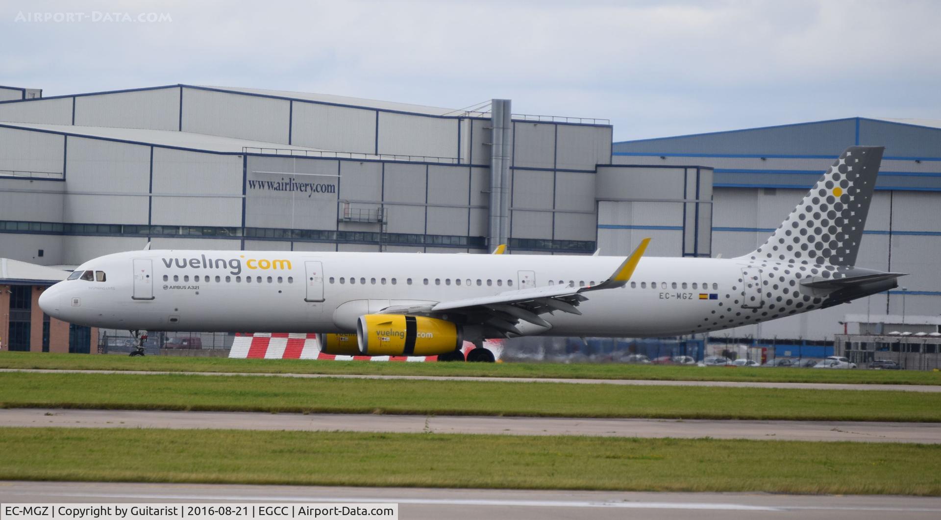EC-MGZ, 2015 Airbus A321-231 C/N 6660, At Manchester
