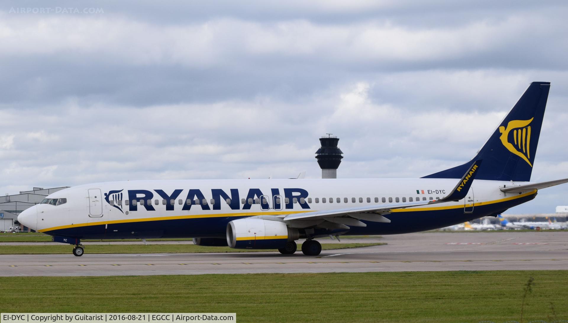 EI-DYC, 2008 Boeing 737-8AS C/N 36567, At Manchester