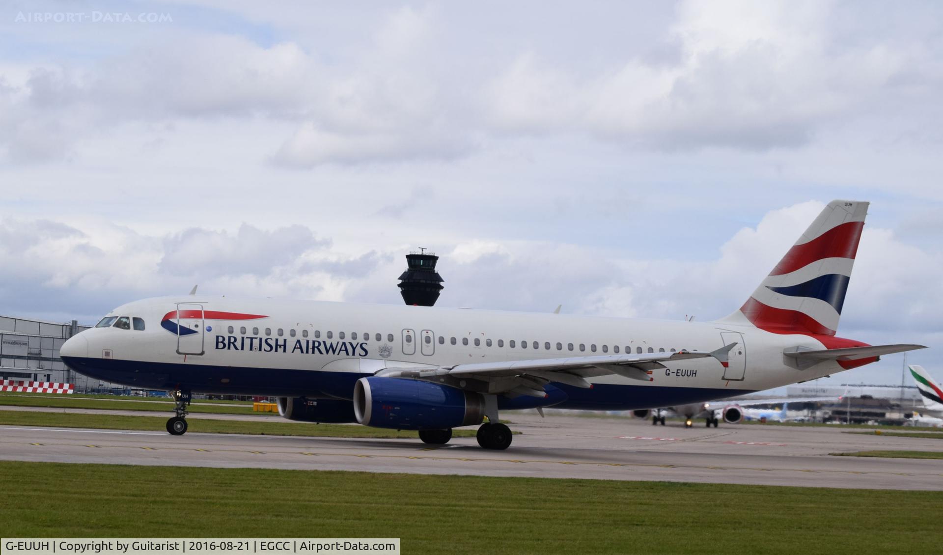 G-EUUH, 2002 Airbus A320-232 C/N 1665, At Manchester