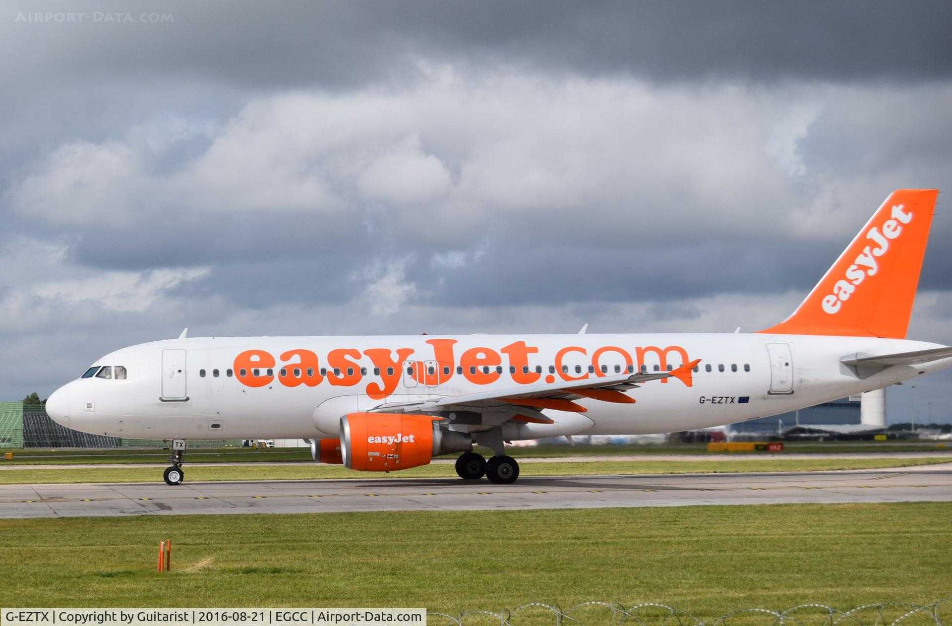 G-EZTX, 2010 Airbus A320-214 C/N 4286, At Manchester