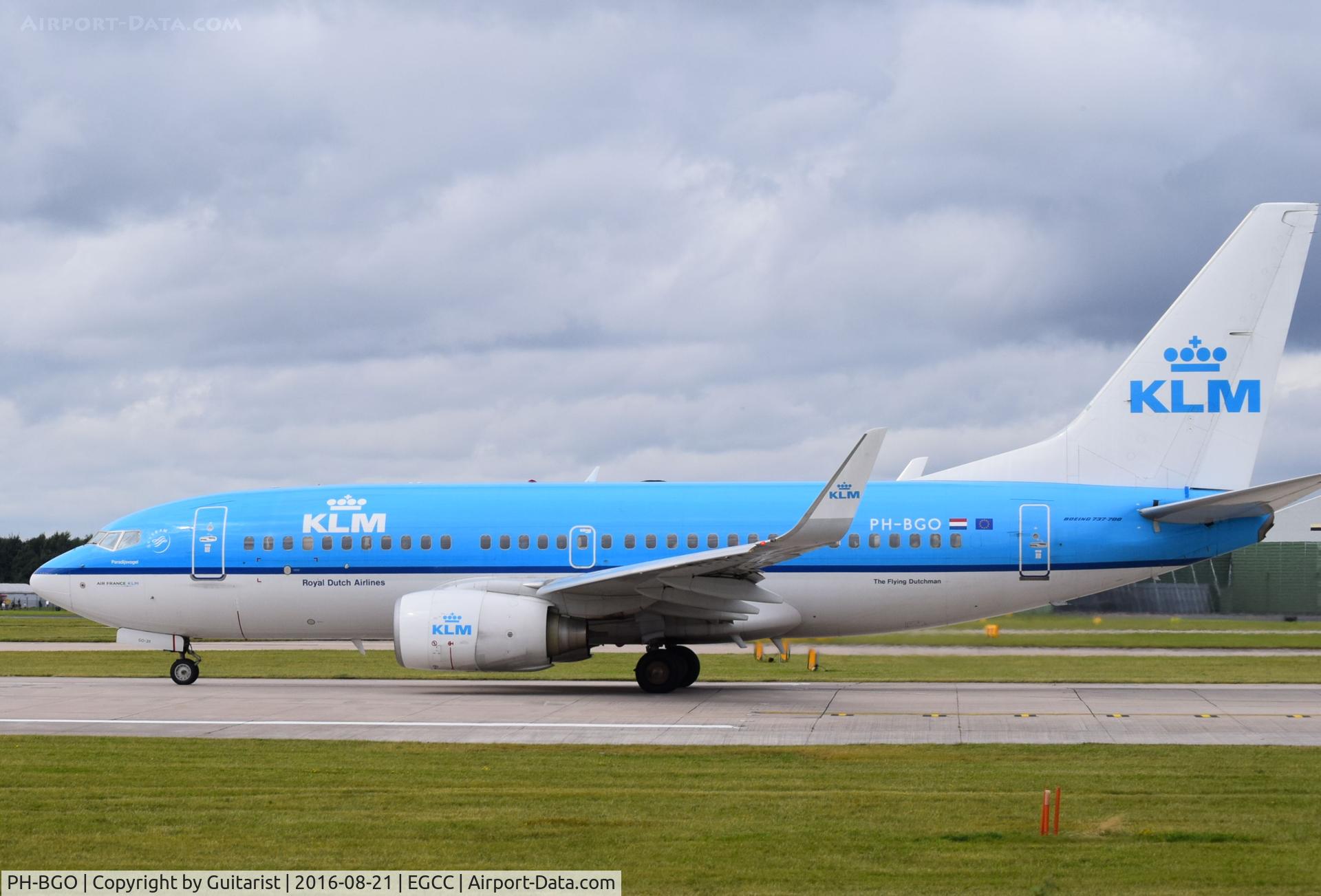 PH-BGO, 2011 Boeing 737-7K2 C/N 38126, At Manchester