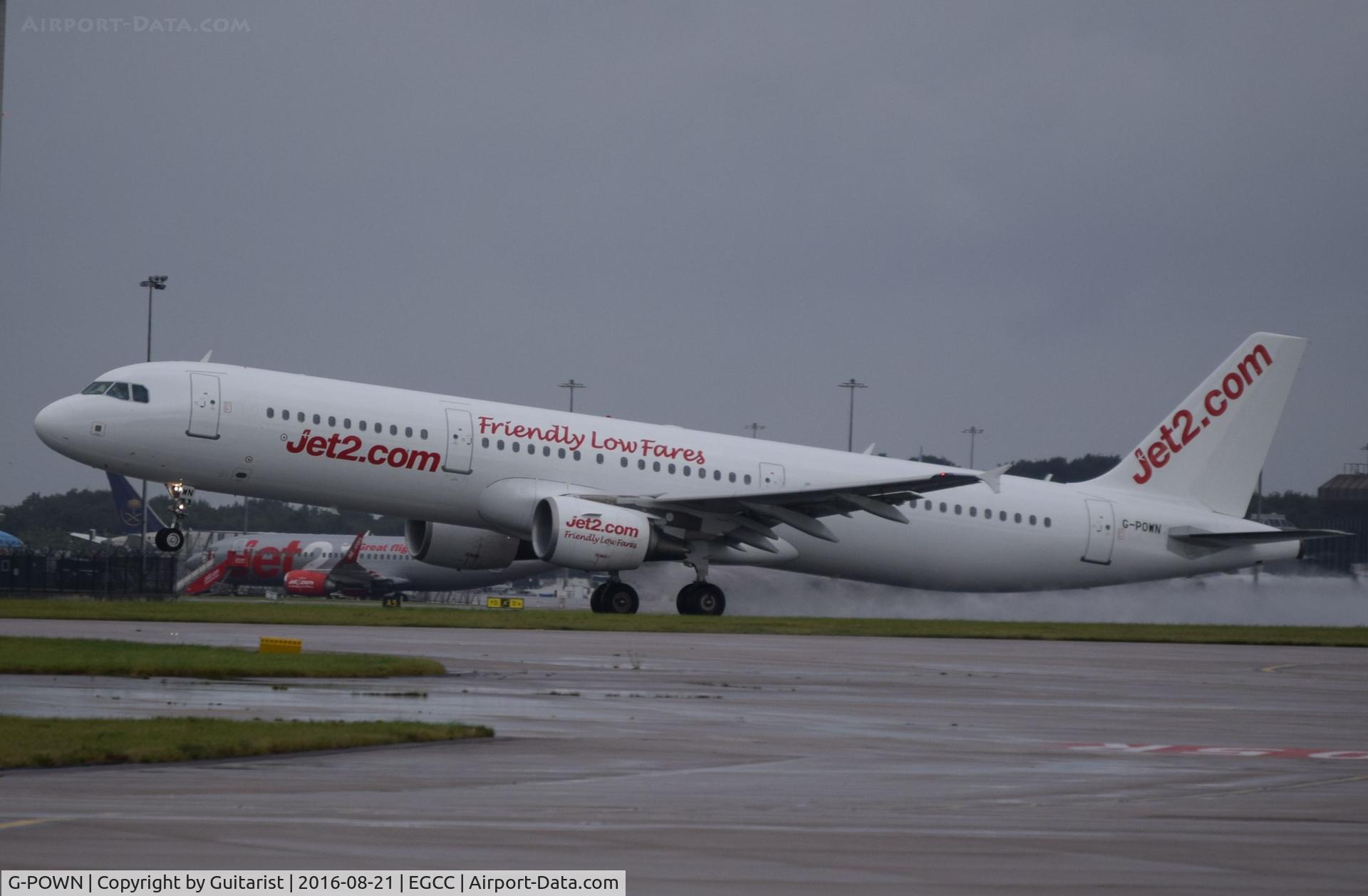 G-POWN, 2009 Airbus A321-211 C/N 3830, At Manchester