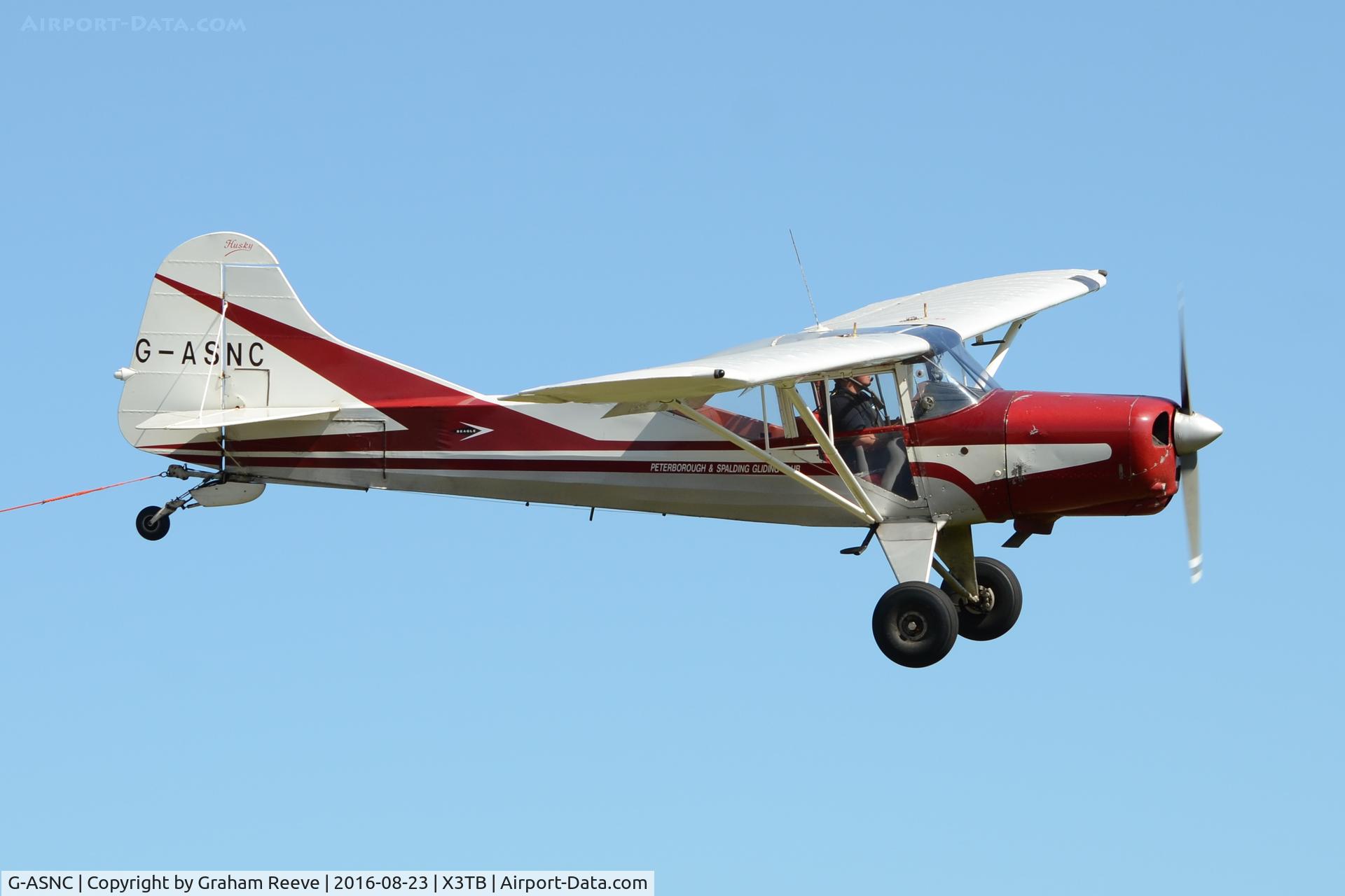 G-ASNC, 1963 Beagle D-5/180 Husky C/N 3678, Landing at Tibenham.