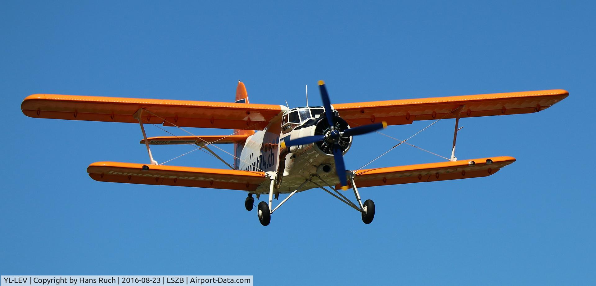 YL-LEV, Antonov An-2P C/N 1G140-41, Für Passagierflüge