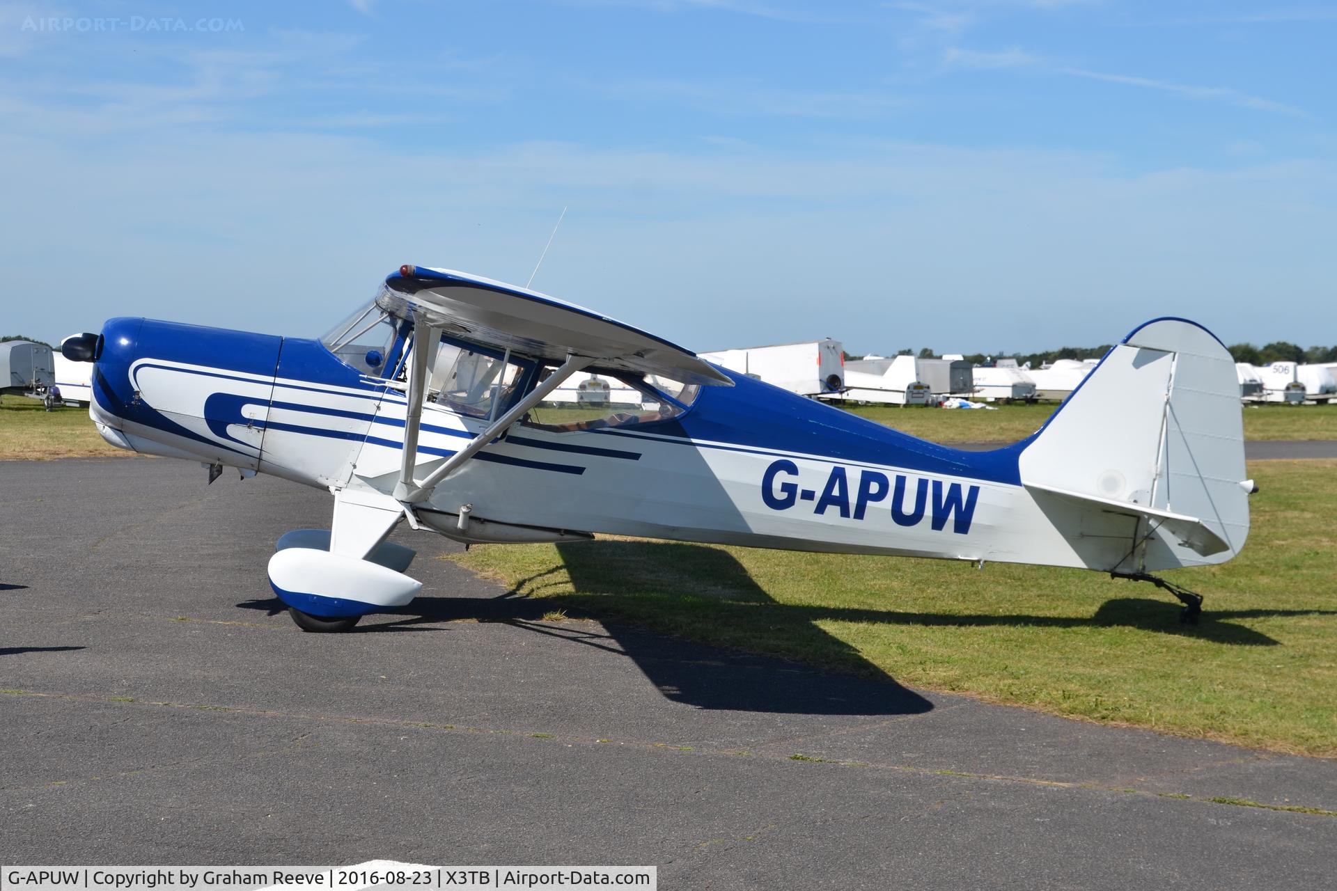 G-APUW, 1959 Auster J-5V Autocar C/N 3273, Parked at Tibenham.