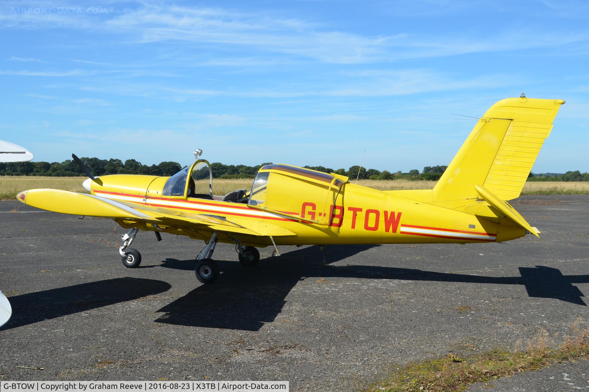 G-BTOW, 1982 Socata Rallye 180T Galerien C/N 3360, Parked at Tibenham.