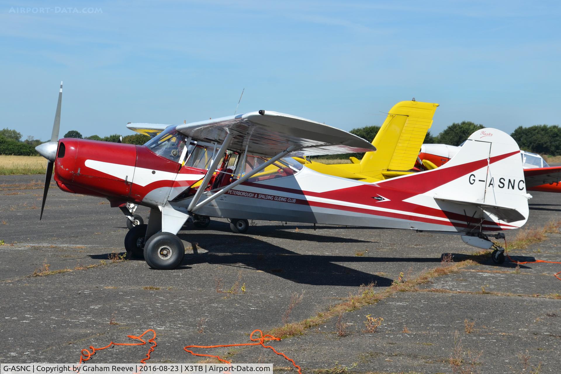 G-ASNC, 1963 Beagle D-5/180 Husky C/N 3678, Parked at Tibenham.