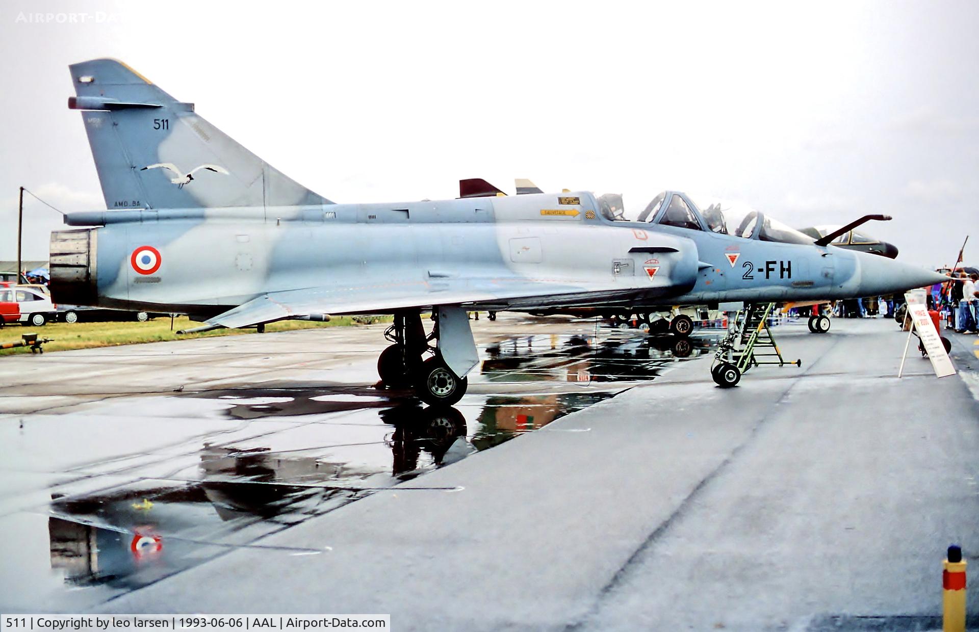 511, Dassault Mirage 2000B C/N 119, Aalborg RDAF open house 6.6.93