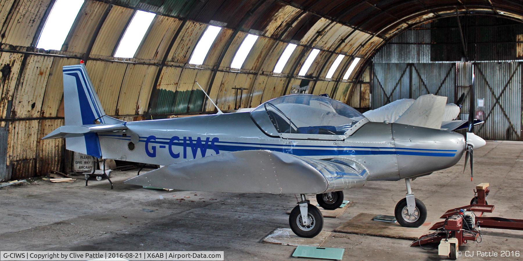 G-CIWS, 1995 Zenair CH-601 HD Zodiac C/N 6-8027, Hangered at Aboyne