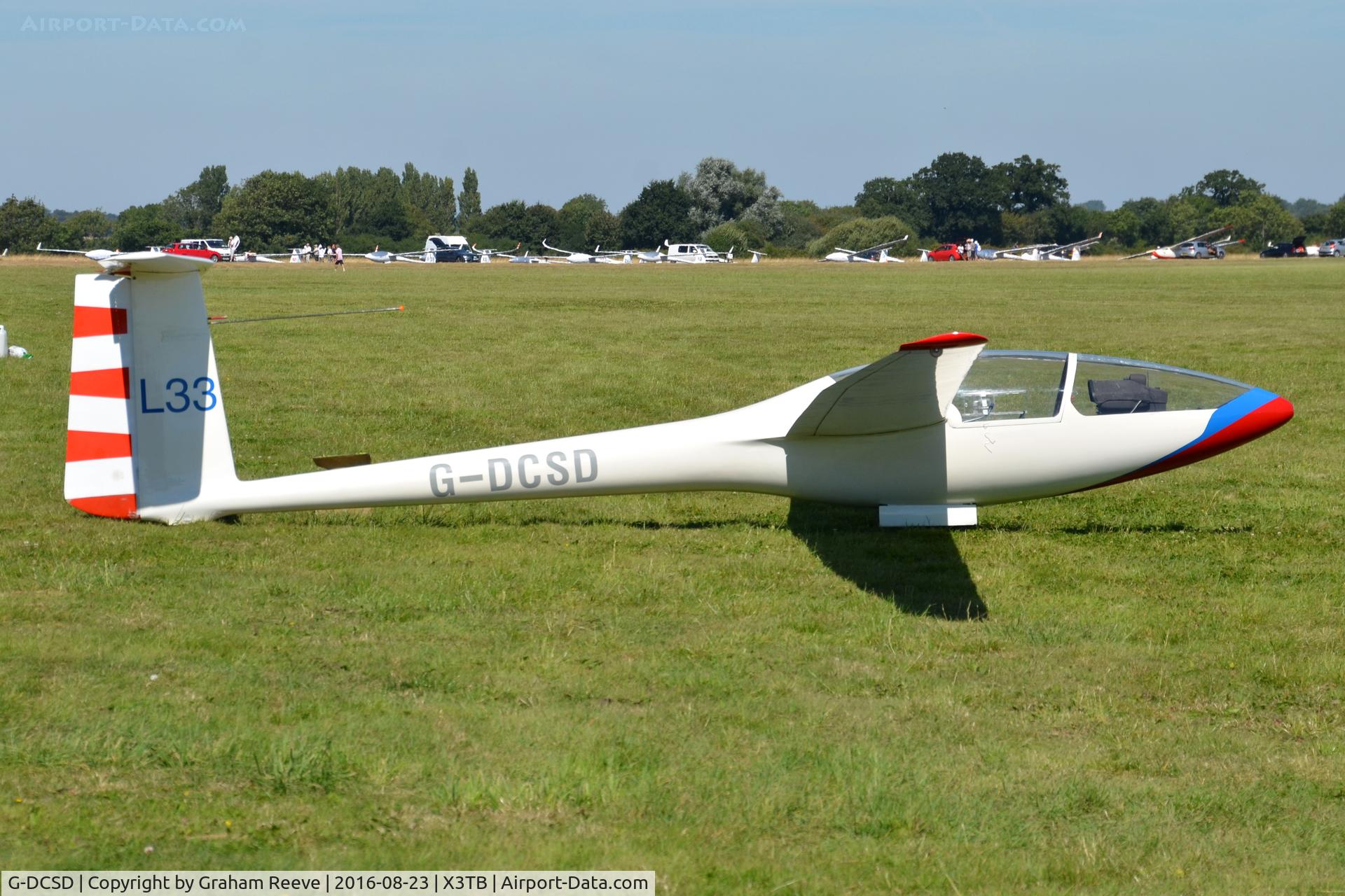 G-DCSD, 1972 Slingsby T-59D Kestrel 19 C/N 1800, Parked at Tibenham.