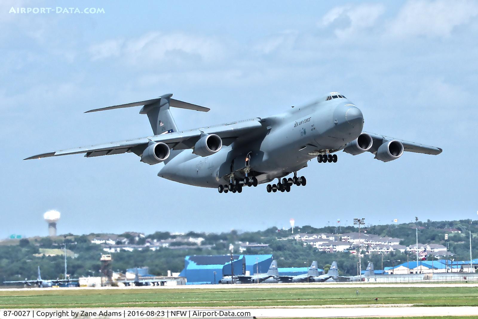 87-0027, Lockheed C-5M Super Galaxy C/N 500-0113, C-5M departing NAS Fort Worth