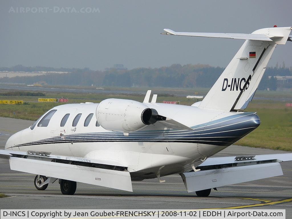 D-INCS, 2001 Cessna 525 CitationJet CJ1 C/N 525-0466, Bizair Fluggesellschaft	departure