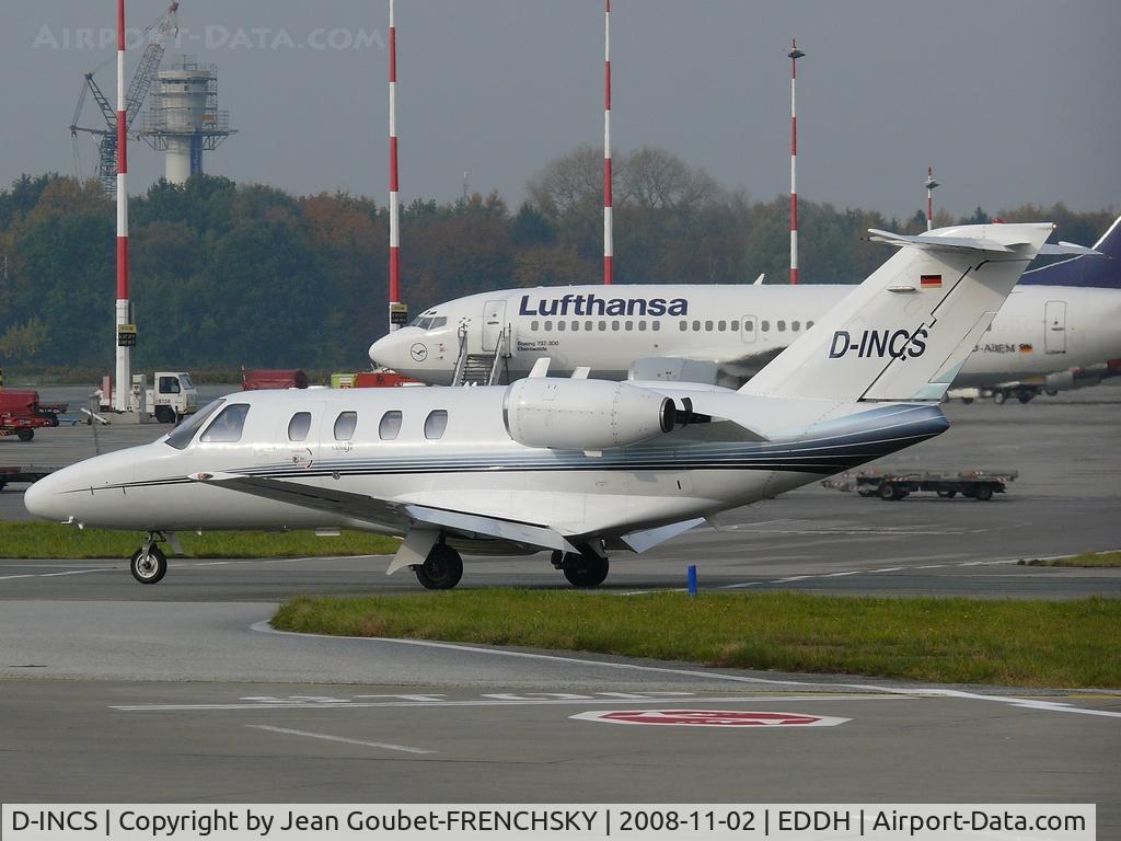 D-INCS, 2001 Cessna 525 CitationJet CJ1 C/N 525-0466, Bizair Fluggesellschaft	departure