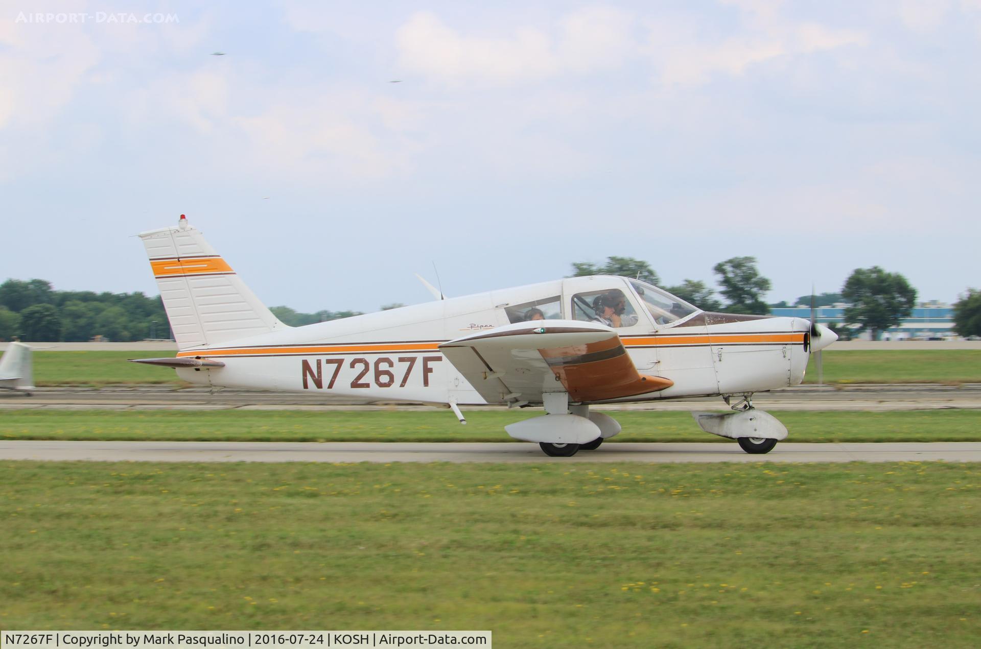 N7267F, 1968 Piper PA-28-140 C/N 28-25187, Piper PA-28-140