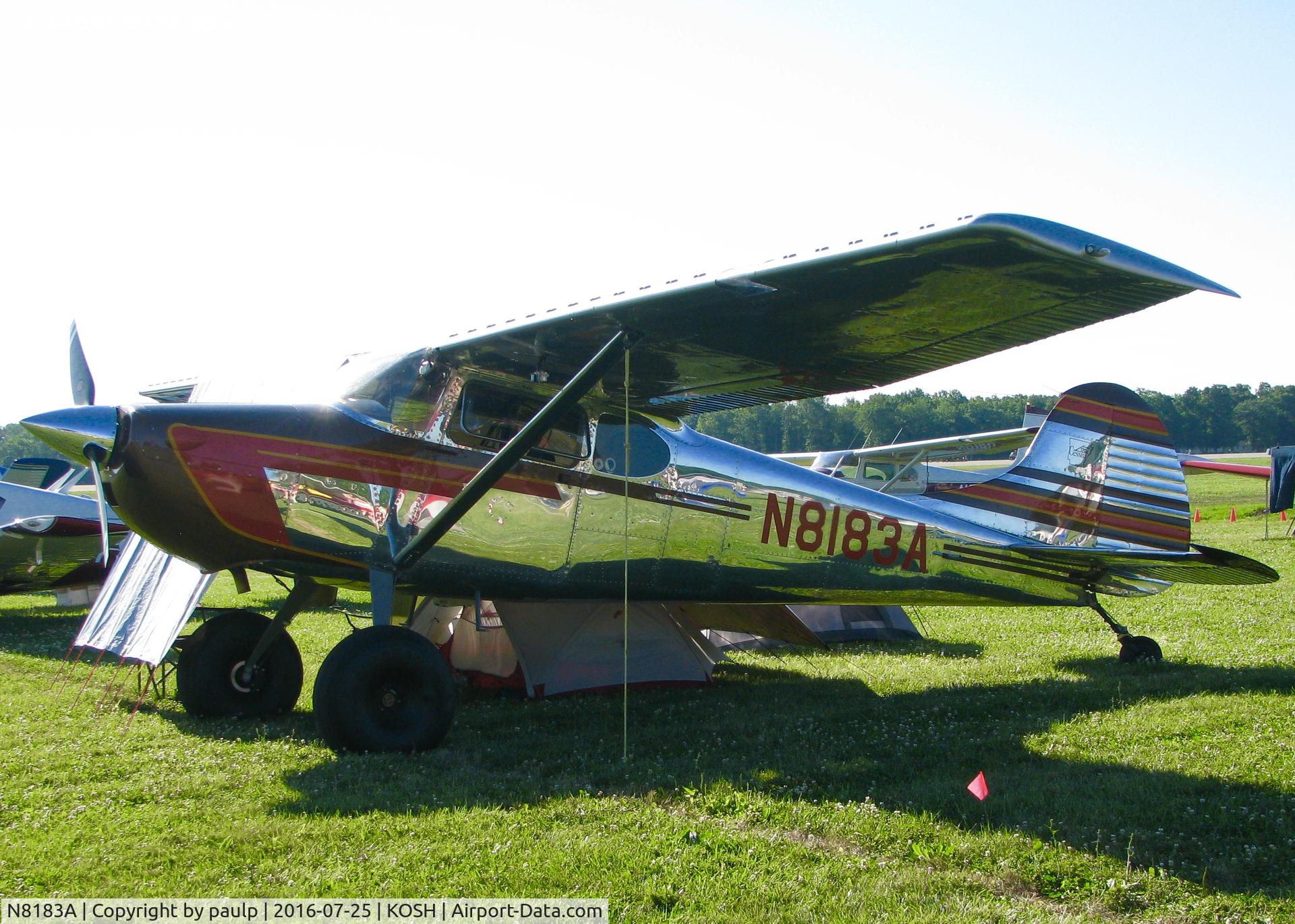N8183A, 1952 Cessna 170B C/N 25035, At AirVenture 2016.
