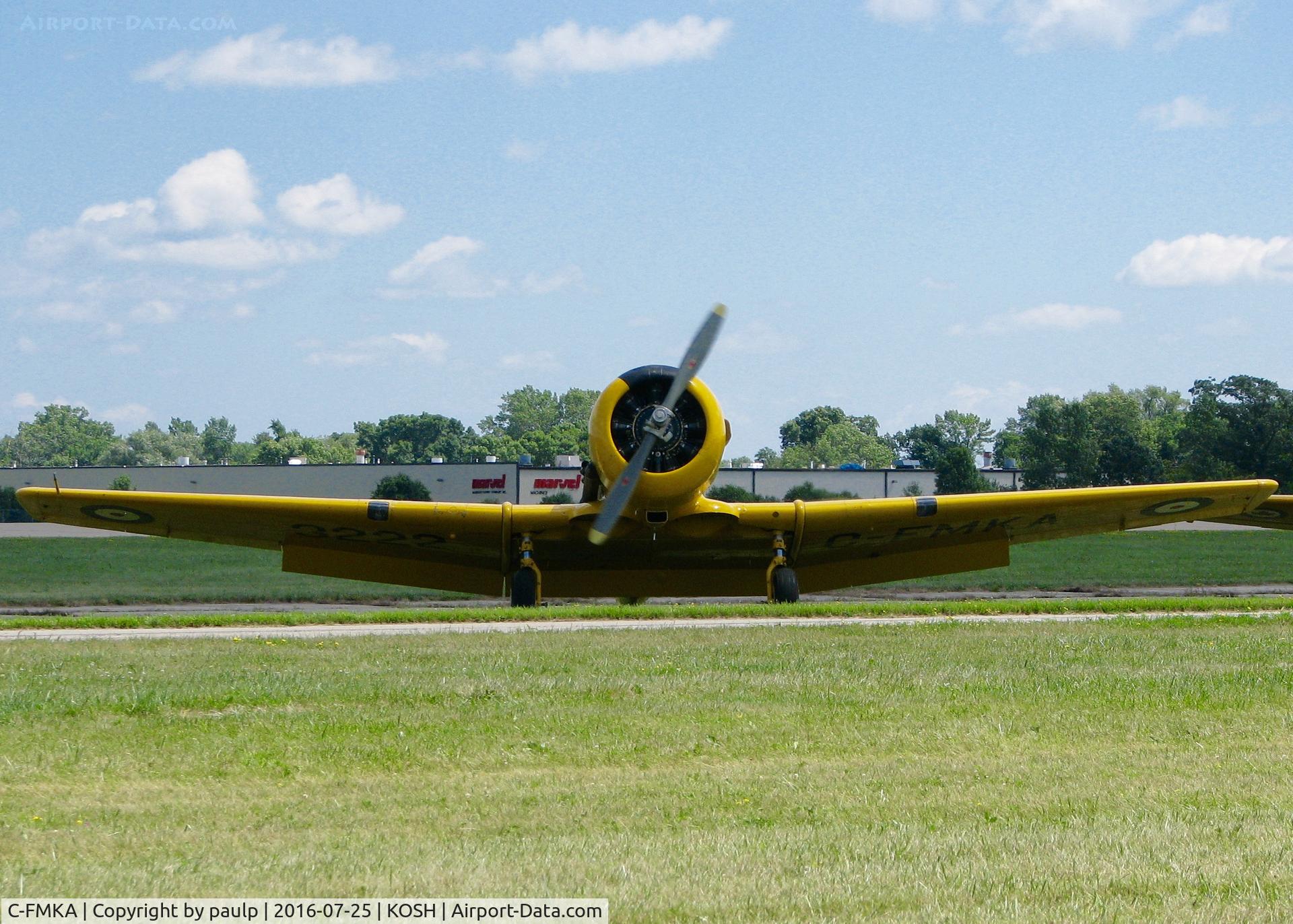 C-FMKA, 1941 Noorduyn AT-16 Harvard II C/N 75-3496, At AirVenture 2016.