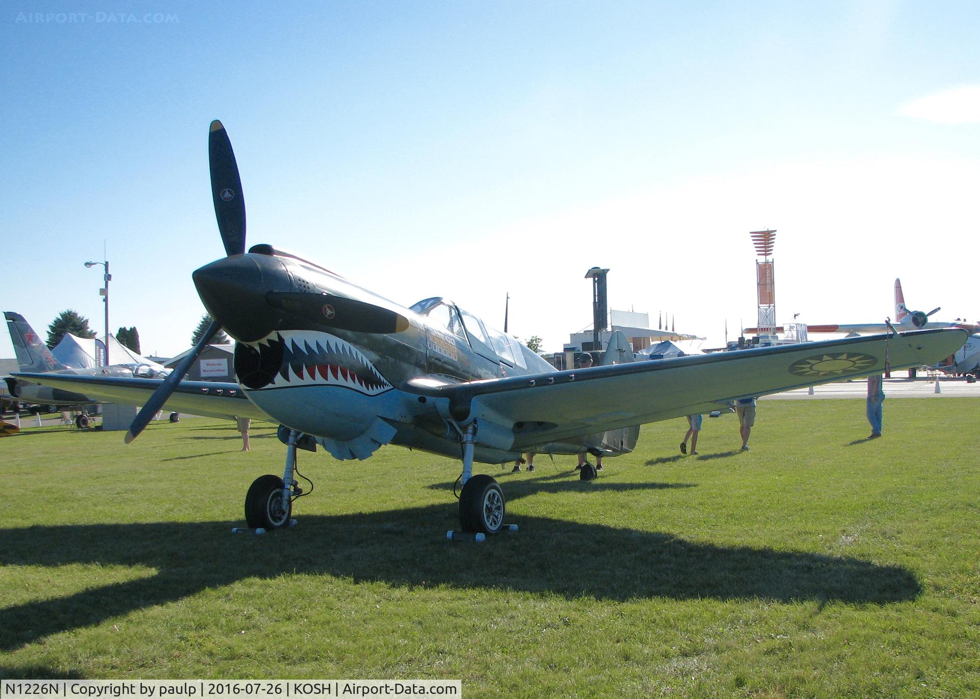 N1226N, Curtiss P-40N Warhawk C/N 29629, At AirVenture 2016.