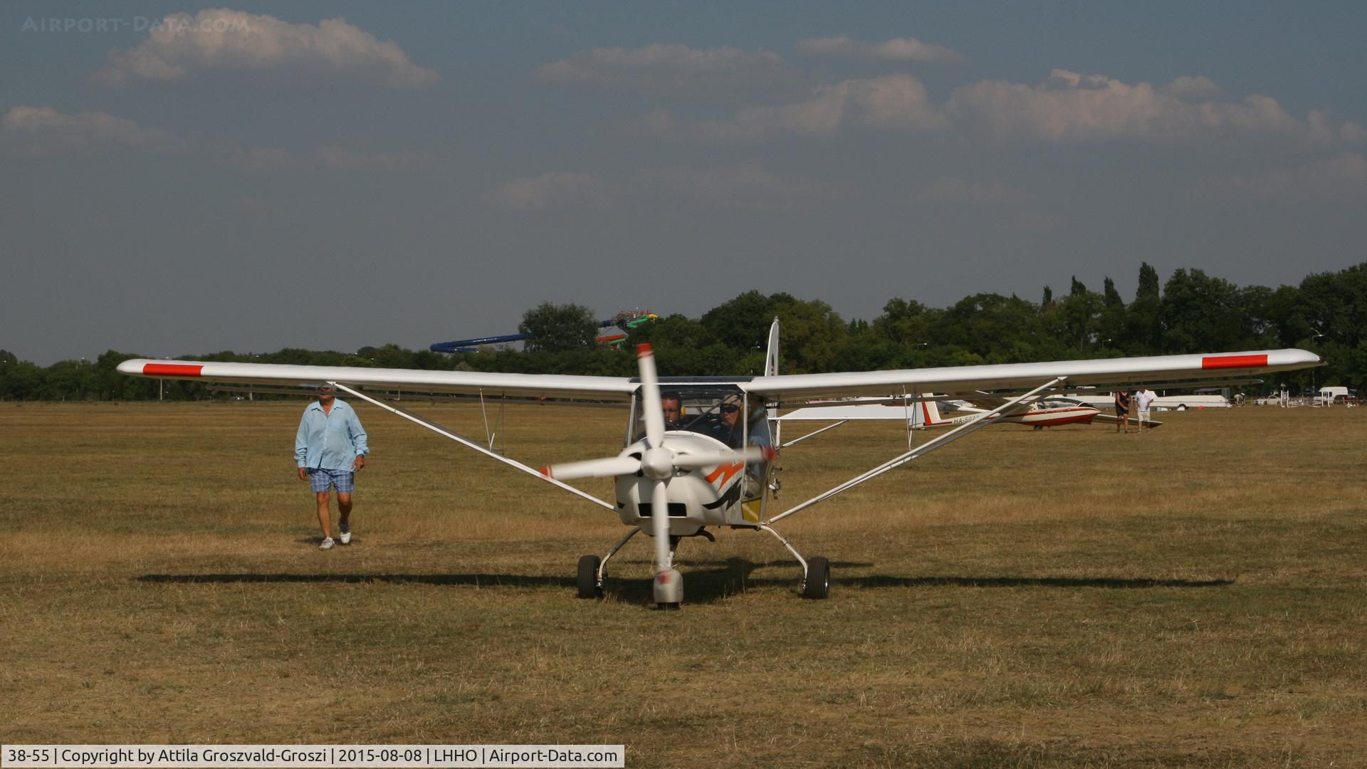 38-55, 2009 Halley Apollo Fox C/N 080509, Hajdúszoboszló Airport, Hungary - 60. Hungary Gliding National Championship and third Civis Thermal Cup, 2015