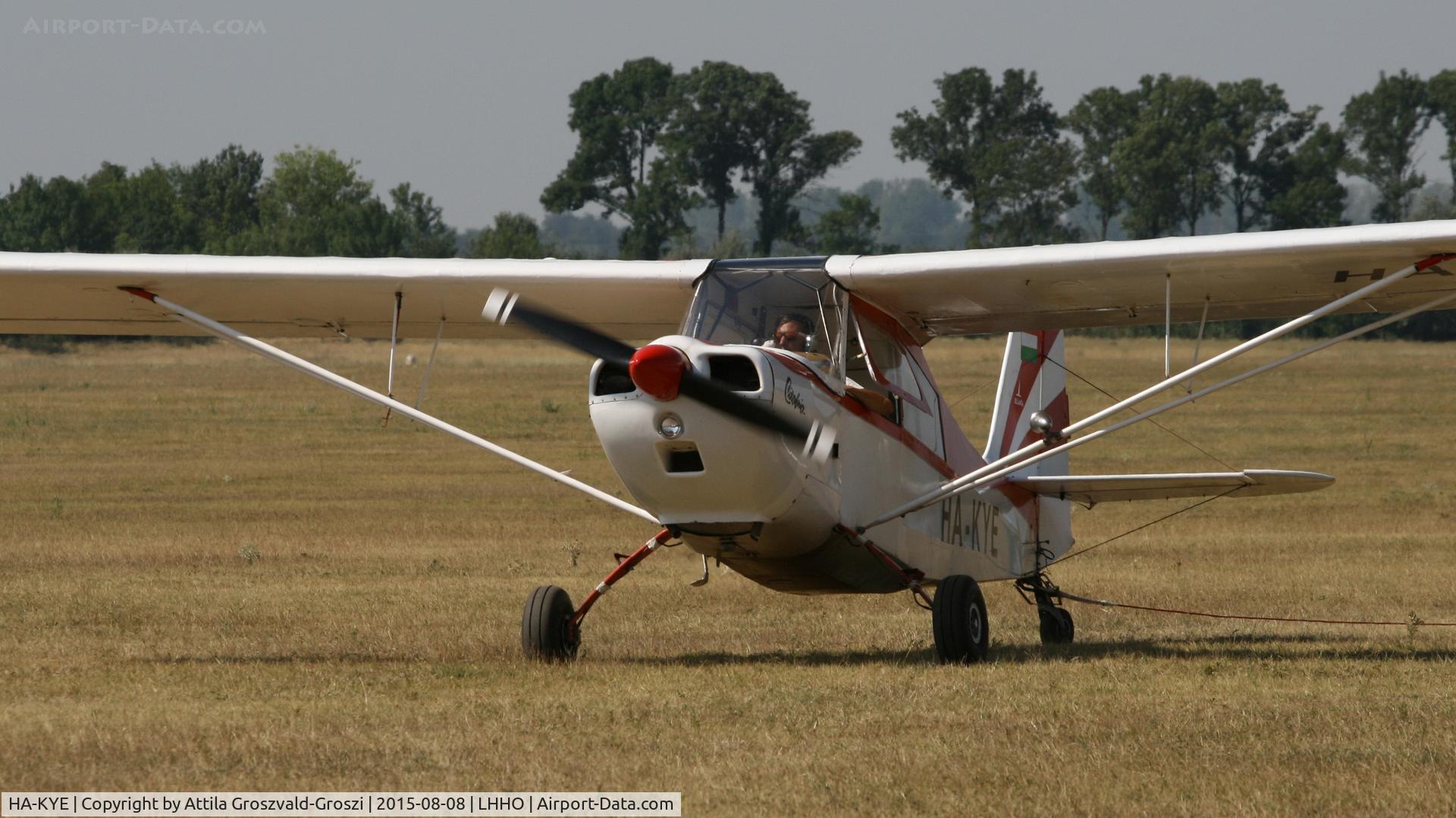 HA-KYE, 1997 Bellanca 7GCBC Citabria C/N 215-70, Hajdúszoboszló Airport, Hungary - 60. Hungary Gliding National Championship and third Civis Thermal Cup, 2015