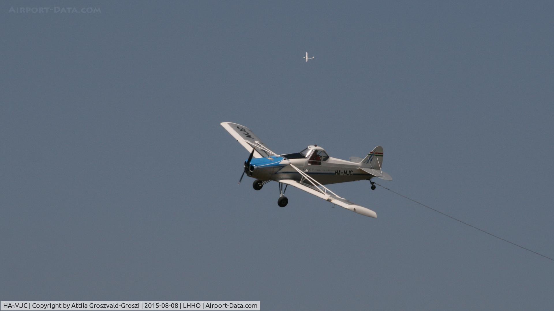 HA-MJC, 1966 Piper PA-25-235 Pawnee B C/N 25-3178, Hajdúszoboszló Airport, Hungary - 60. Hungary Gliding National Championship and third Civis Thermal Cup, 2015