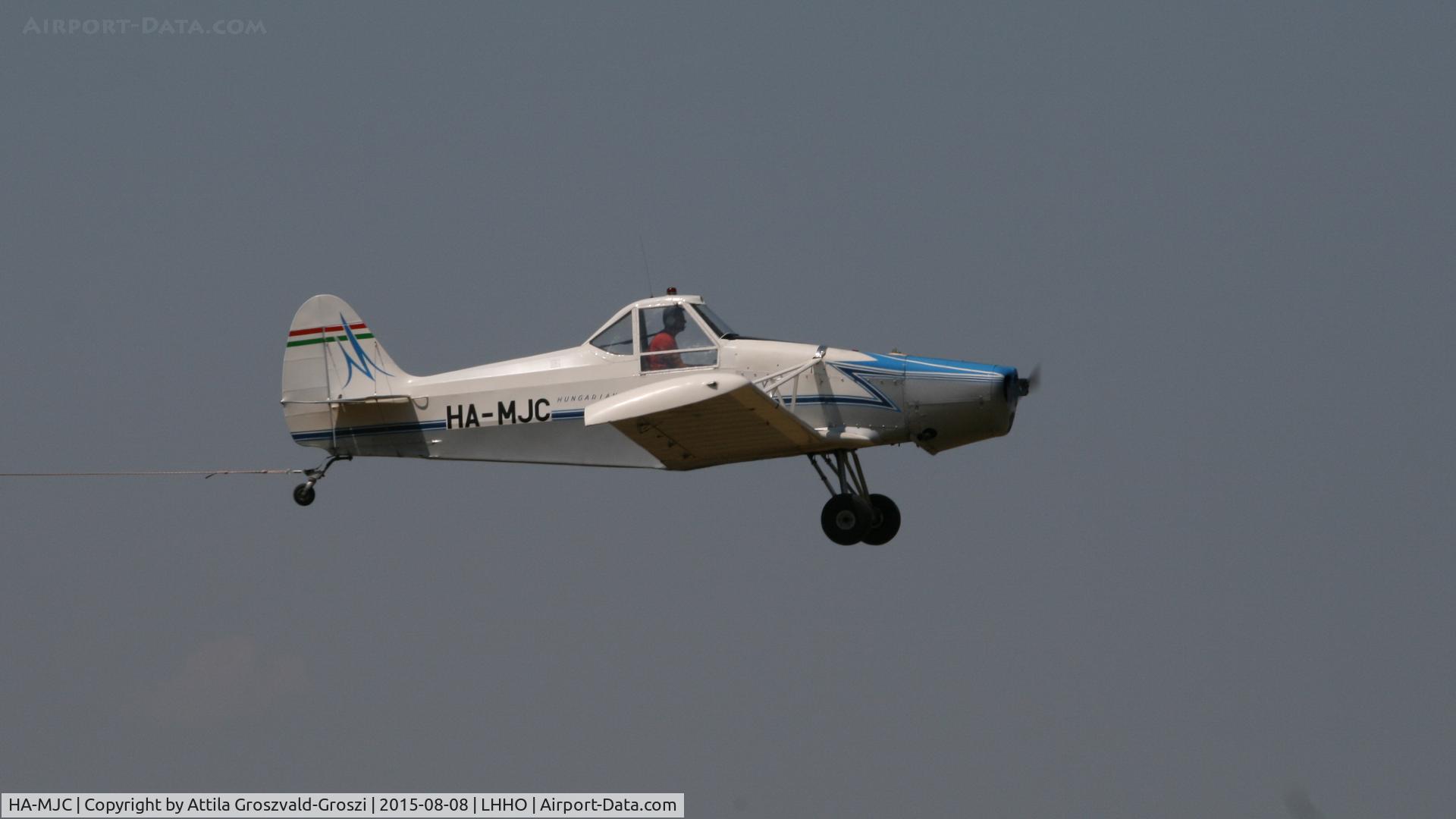 HA-MJC, 1966 Piper PA-25-235 Pawnee B C/N 25-3178, Hajdúszoboszló Airport, Hungary - 60. Hungary Gliding National Championship and third Civis Thermal Cup, 2015