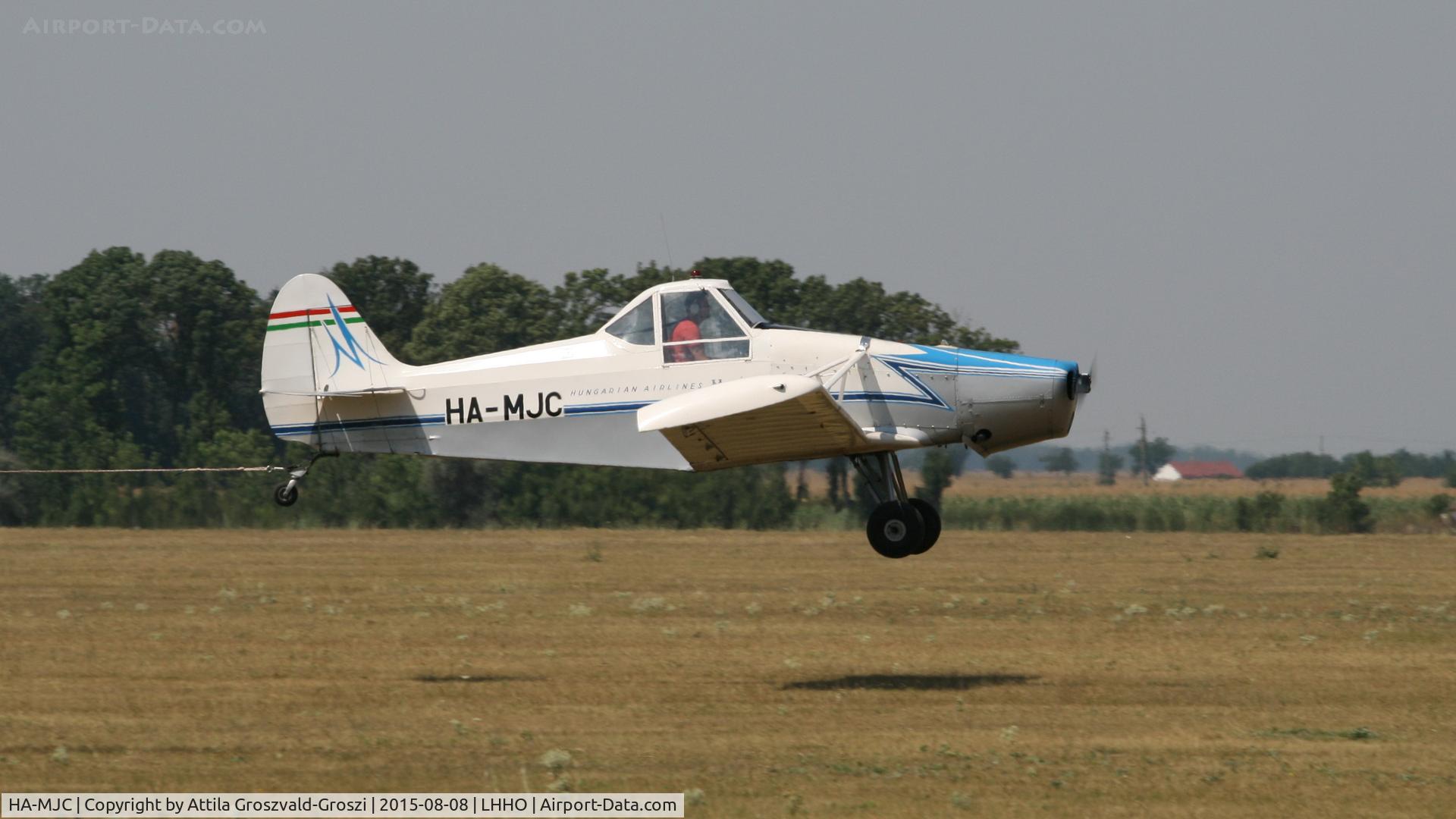 HA-MJC, 1966 Piper PA-25-235 Pawnee B C/N 25-3178, Hajdúszoboszló Airport, Hungary - 60. Hungary Gliding National Championship and third Civis Thermal Cup, 2015