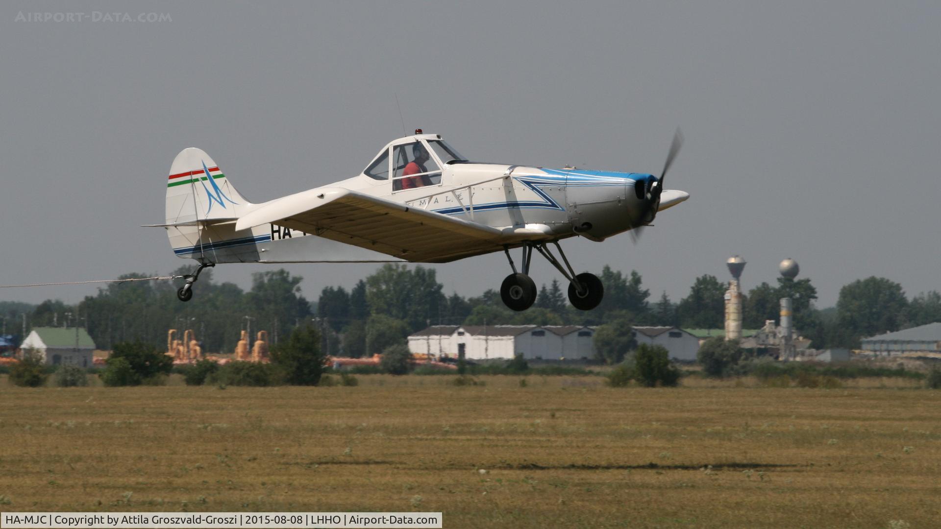 HA-MJC, 1966 Piper PA-25-235 Pawnee B C/N 25-3178, Hajdúszoboszló Airport, Hungary - 60. Hungary Gliding National Championship and third Civis Thermal Cup, 2015