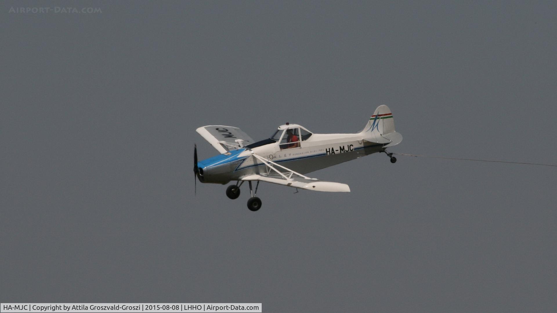HA-MJC, 1966 Piper PA-25-235 Pawnee B C/N 25-3178, Hajdúszoboszló Airport, Hungary - 60. Hungary Gliding National Championship and third Civis Thermal Cup, 2015