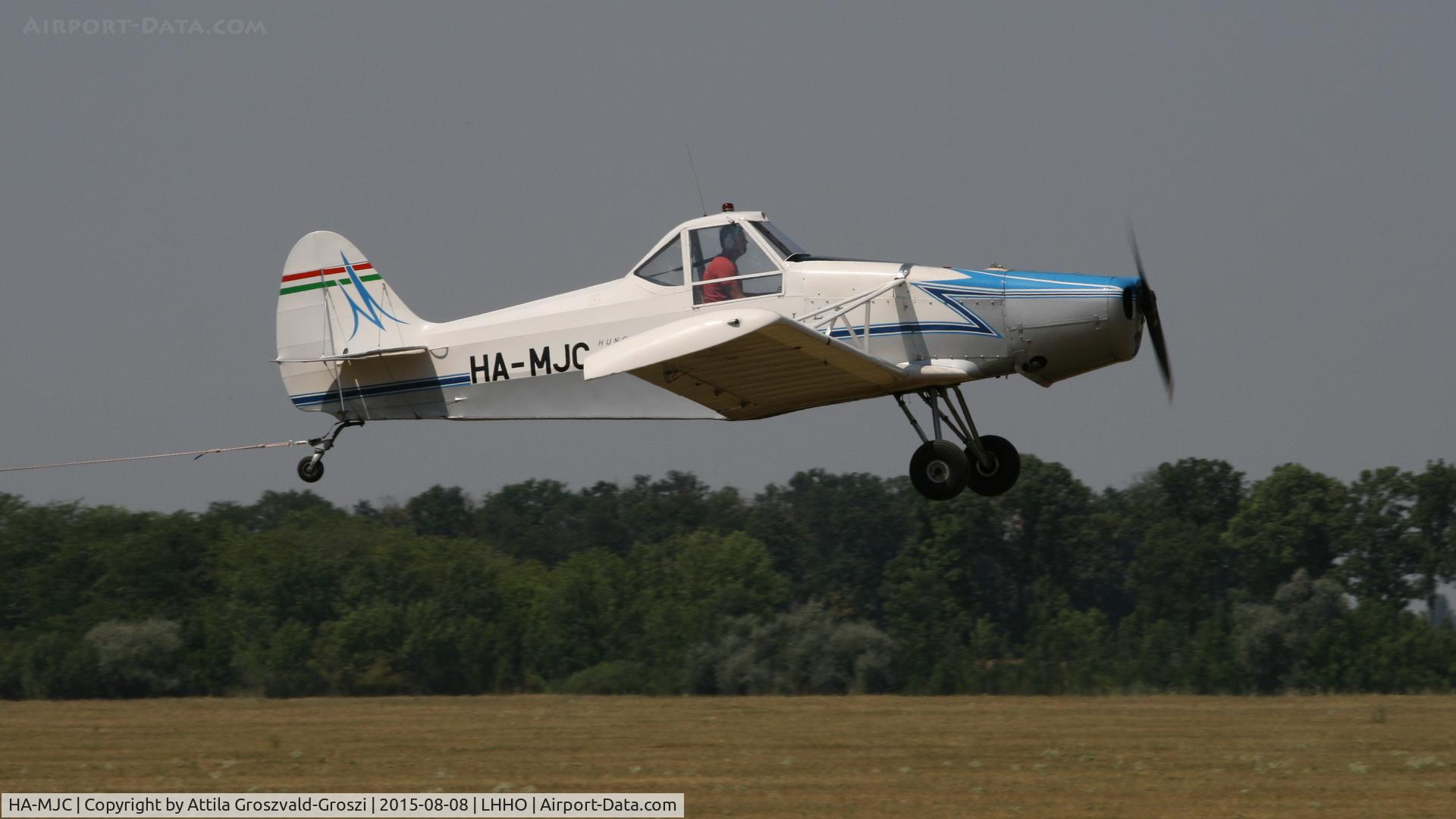HA-MJC, 1966 Piper PA-25-235 Pawnee B C/N 25-3178, Hajdúszoboszló Airport, Hungary - 60. Hungary Gliding National Championship and third Civis Thermal Cup, 2015